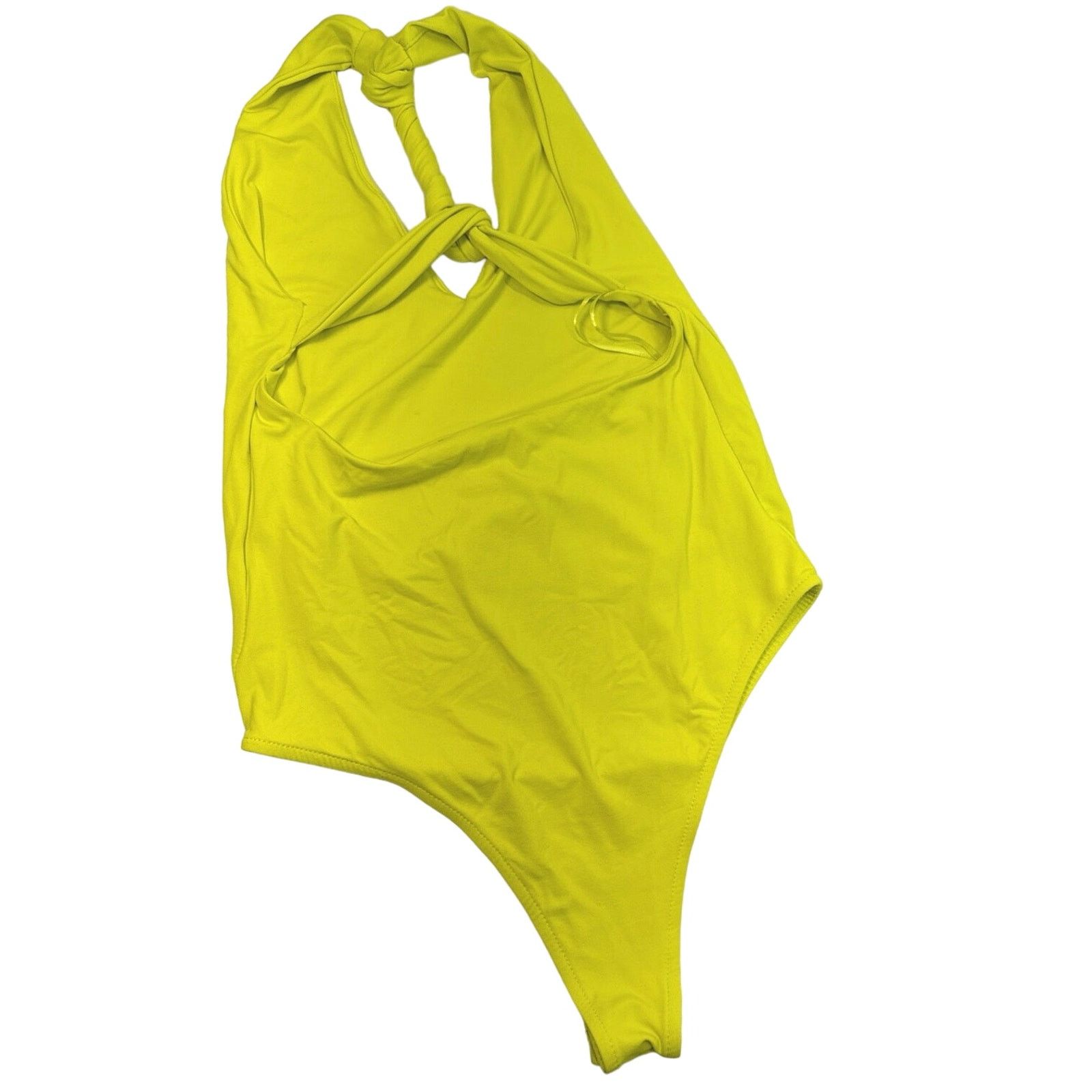 Zara Zara Yellow Bodysuit Snap Thong Crop Top Womens Juniors sz M Size M / US 6-8 / IT 42-44 - 2 Thumbnail