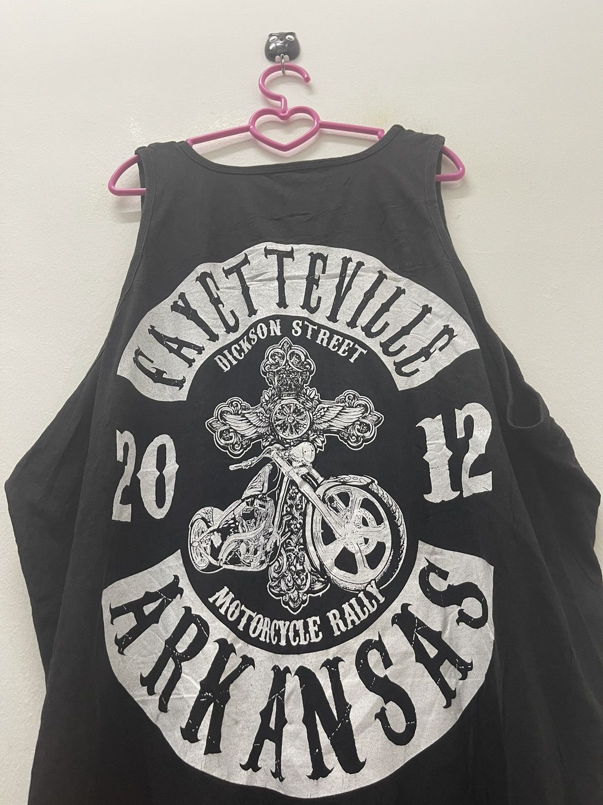 Harley Davidson Rare 2012 FAYETTEVILLE MOTORCYCLE RALLY Arkansas Sleeveless Size US XL / EU 56 / 4 - 2 Thumbnail