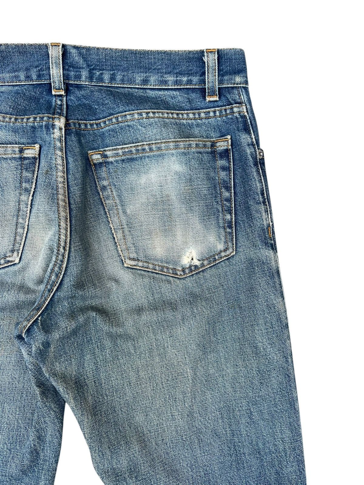 Helmut Lang Vintage Helmut Lang GLJeans Aging Distress Mud Denim Jeans Size US 29 - 19 Thumbnail
