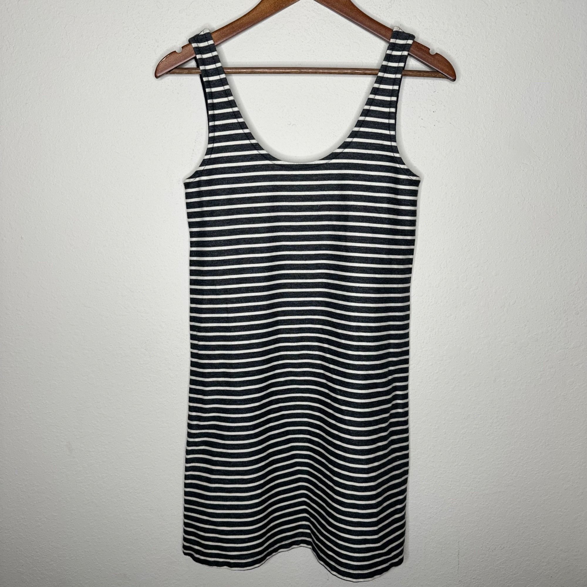Madewell Madewell Striped Tank Dress black, white Sz XS Size XS / US 0-2 / IT 36-38 - 2 Thumbnail