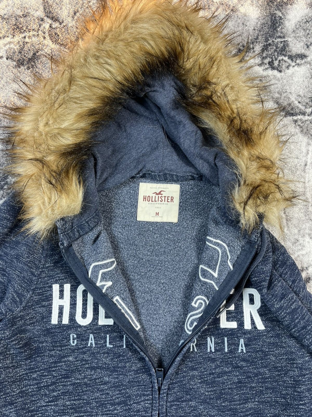 Hollister Y2K Hollister Fur Zip Hoodie Size US M / EU 48-50 / 2 - 7 Thumbnail