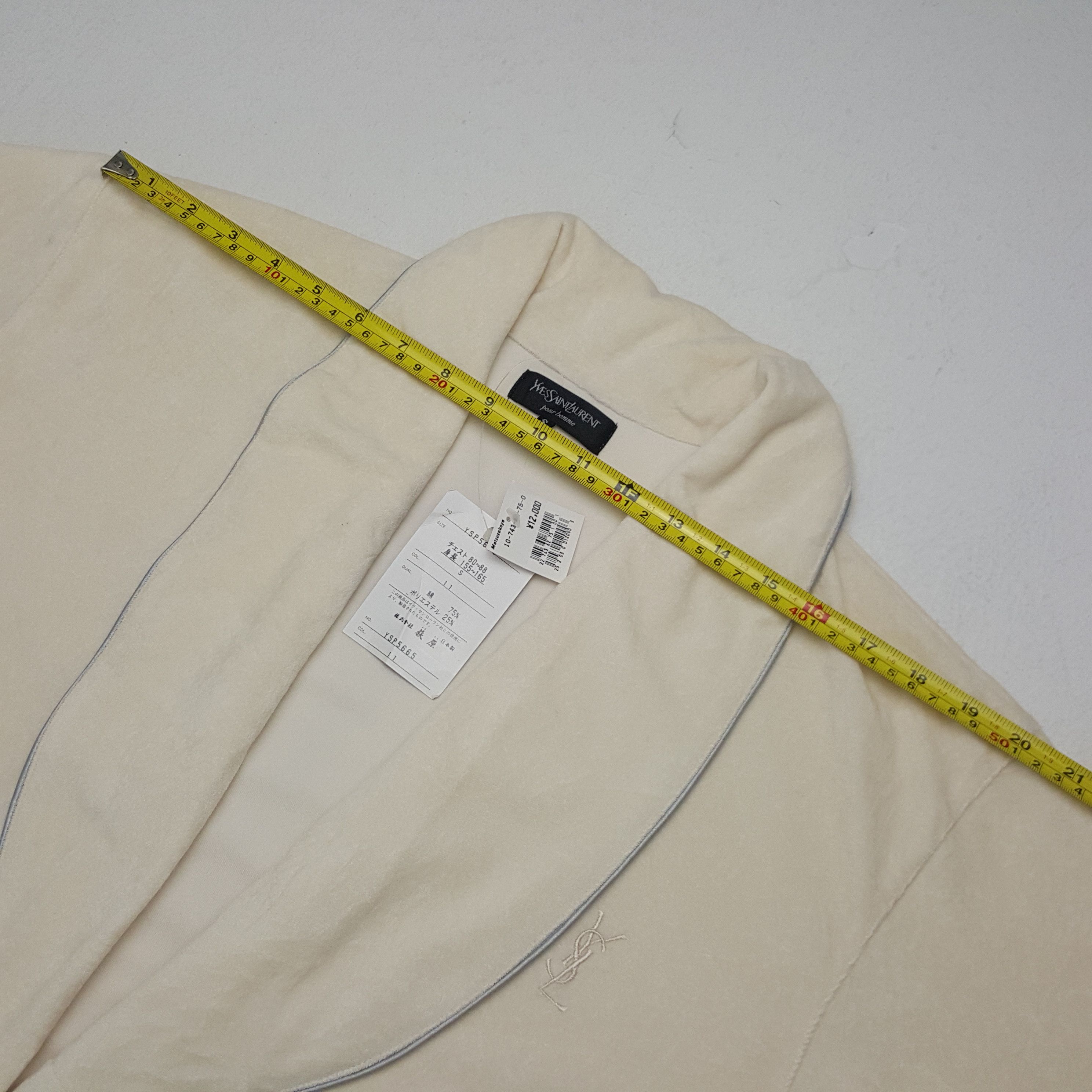 Vintage × Yves Saint Laurent Vintage Yves Saint Laurent Italian Brand Shower Jacket Size US L / EU 52-54 / 3 - 6 Thumbnail