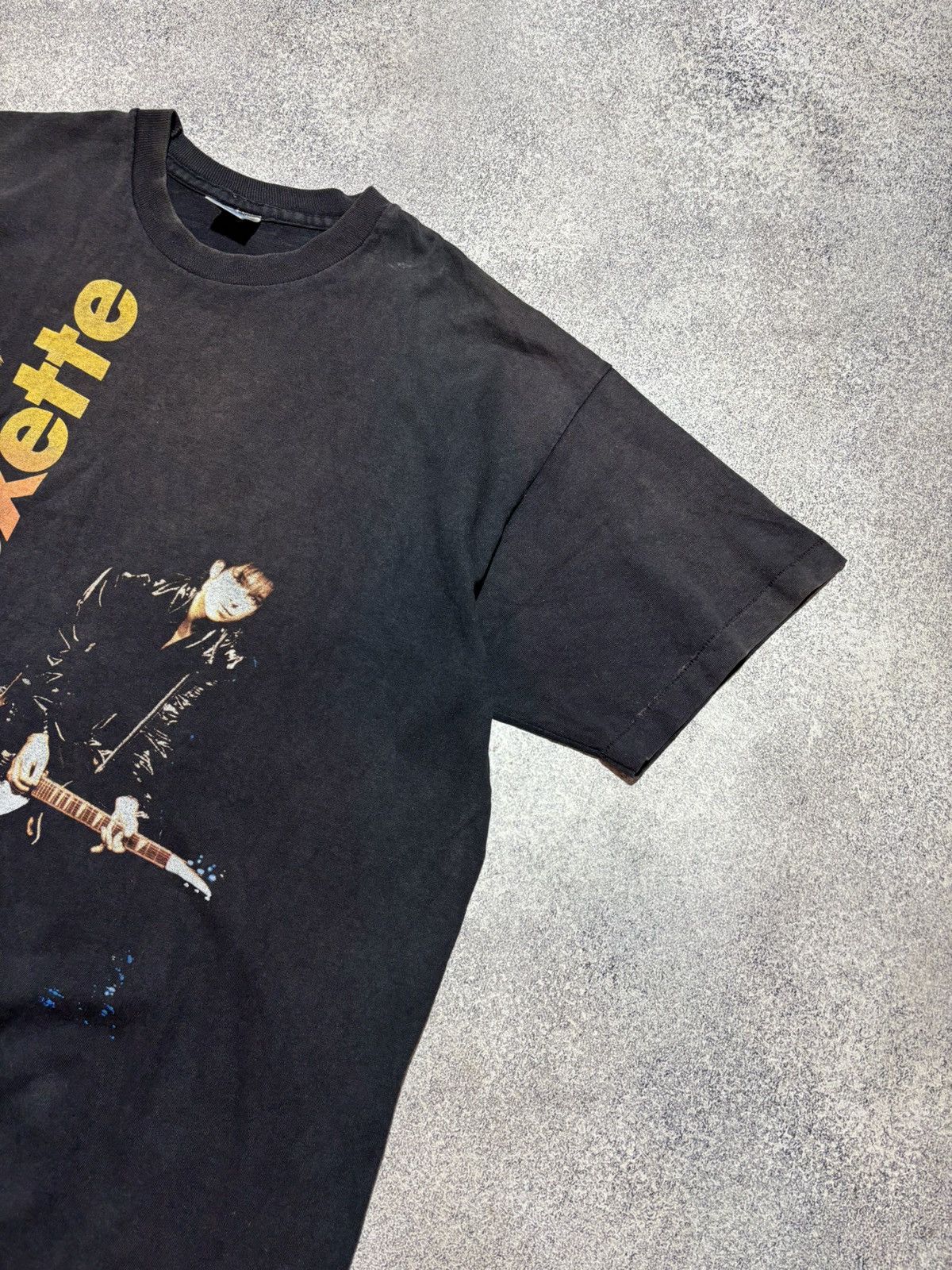 Band Tees Vintage 1991 ROXETTE Tshirt XL 90s Swedish pop rock duo Size US XL / EU 56 / 4 - 4 Thumbnail