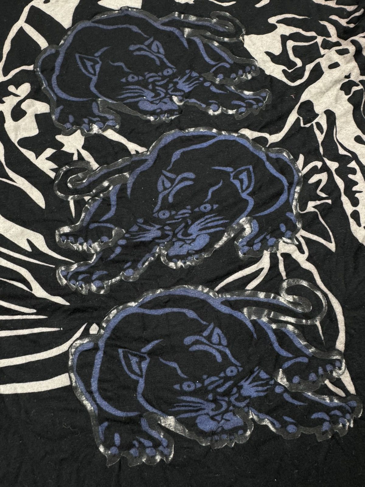 Christian Audigier × Ed Hardy × Vintage Vintage Y2K Ed Hardy by Christian Audigier studded tee top Size XL / US 12-14 / IT 48-50 - 6 Thumbnail