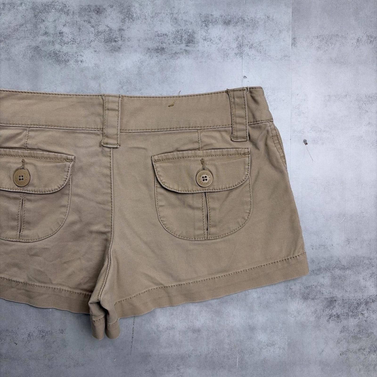 Mossimo Y2K Tan Mossimo Grunge Gothic Mini Shorts Size 30" / US 8 / IT 44 - 3 Thumbnail