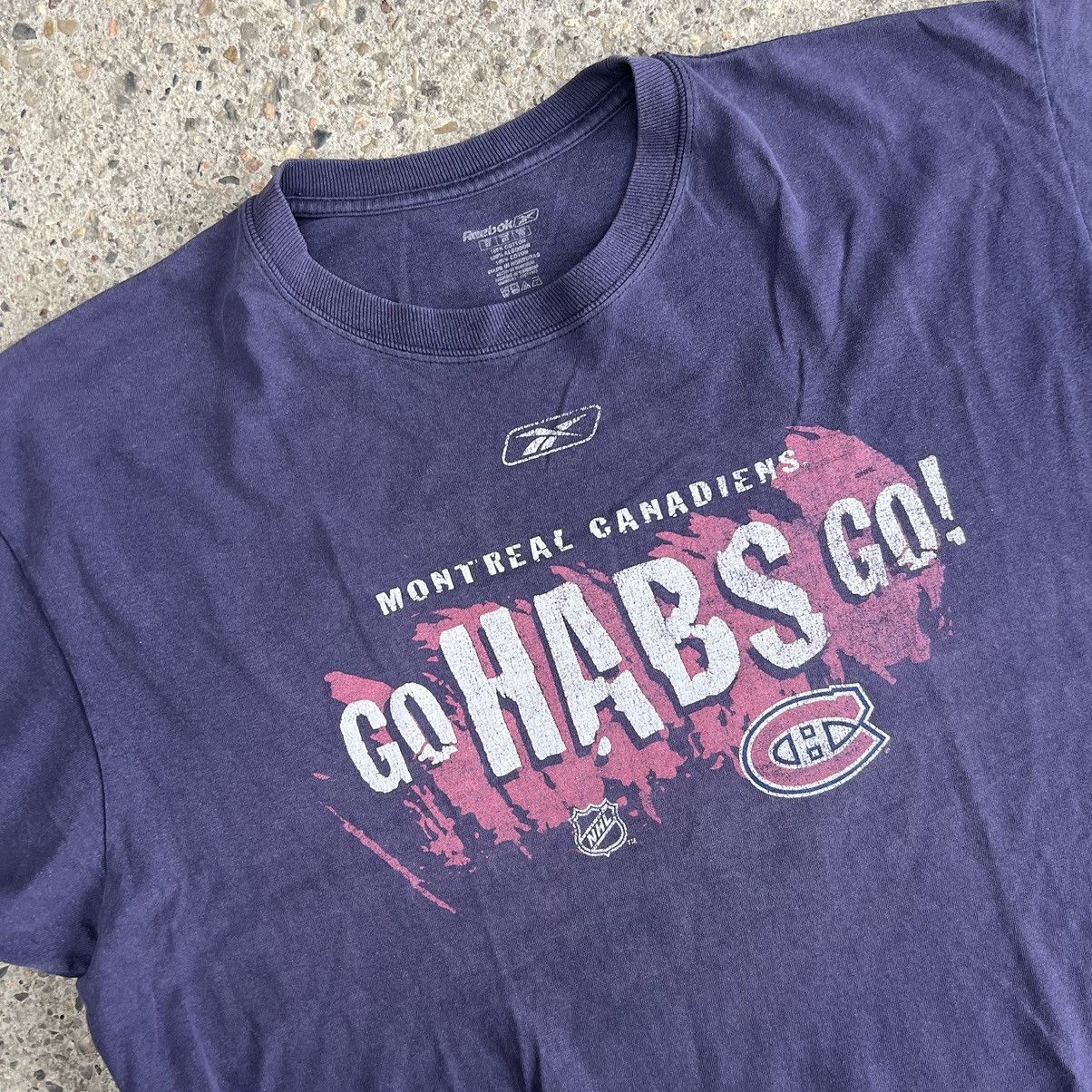 Starter × Vintage Montreal Canadiens Vintage Blue Starter T-Shirt Tee Size US XL / EU 56 / 4 - 4 Thumbnail
