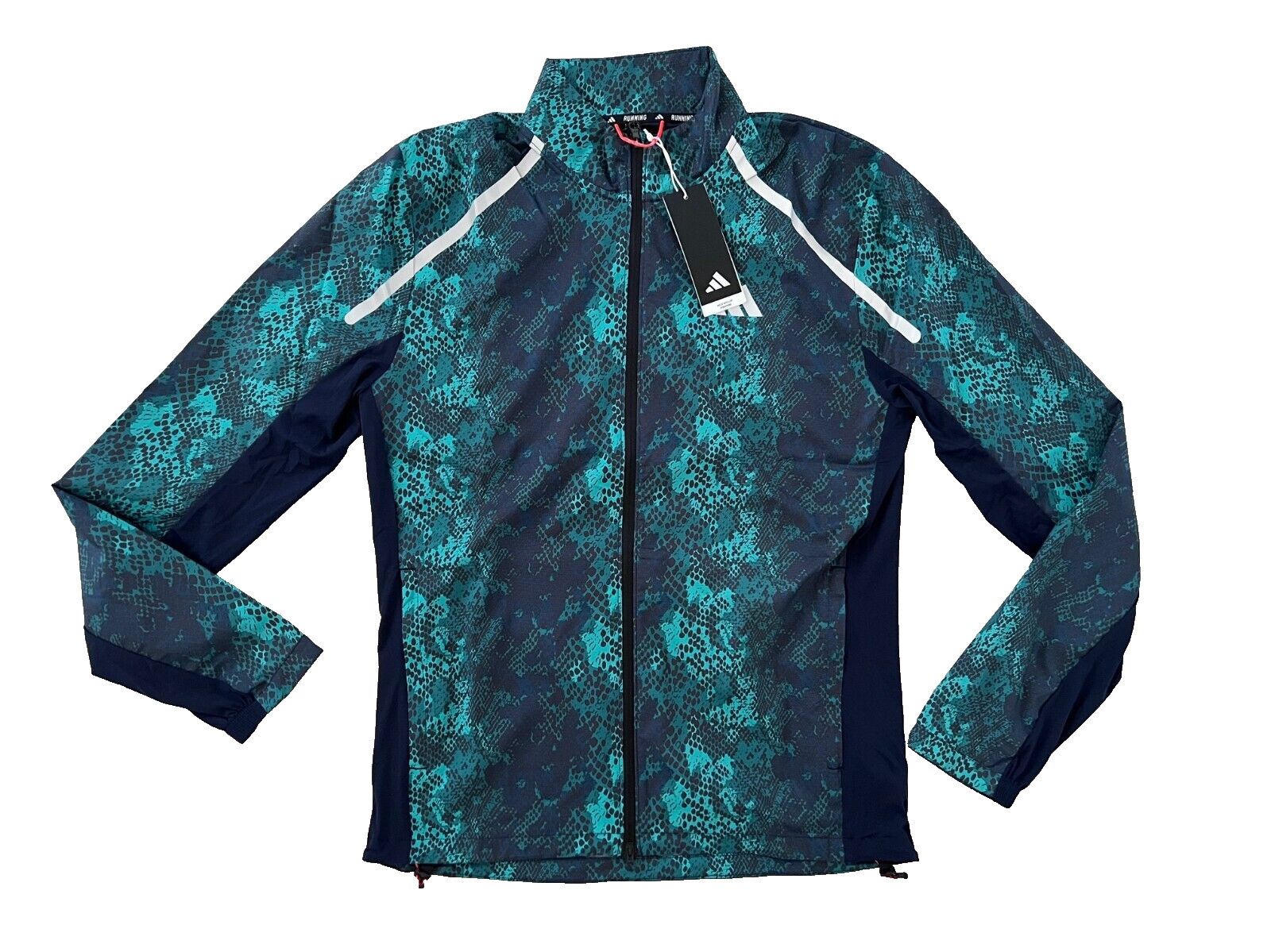 Adidas Adidas IC7596 Marathon Python Print Jacket Green ( S ) Size US S / EU 44-46 / 1 - 3 Thumbnail