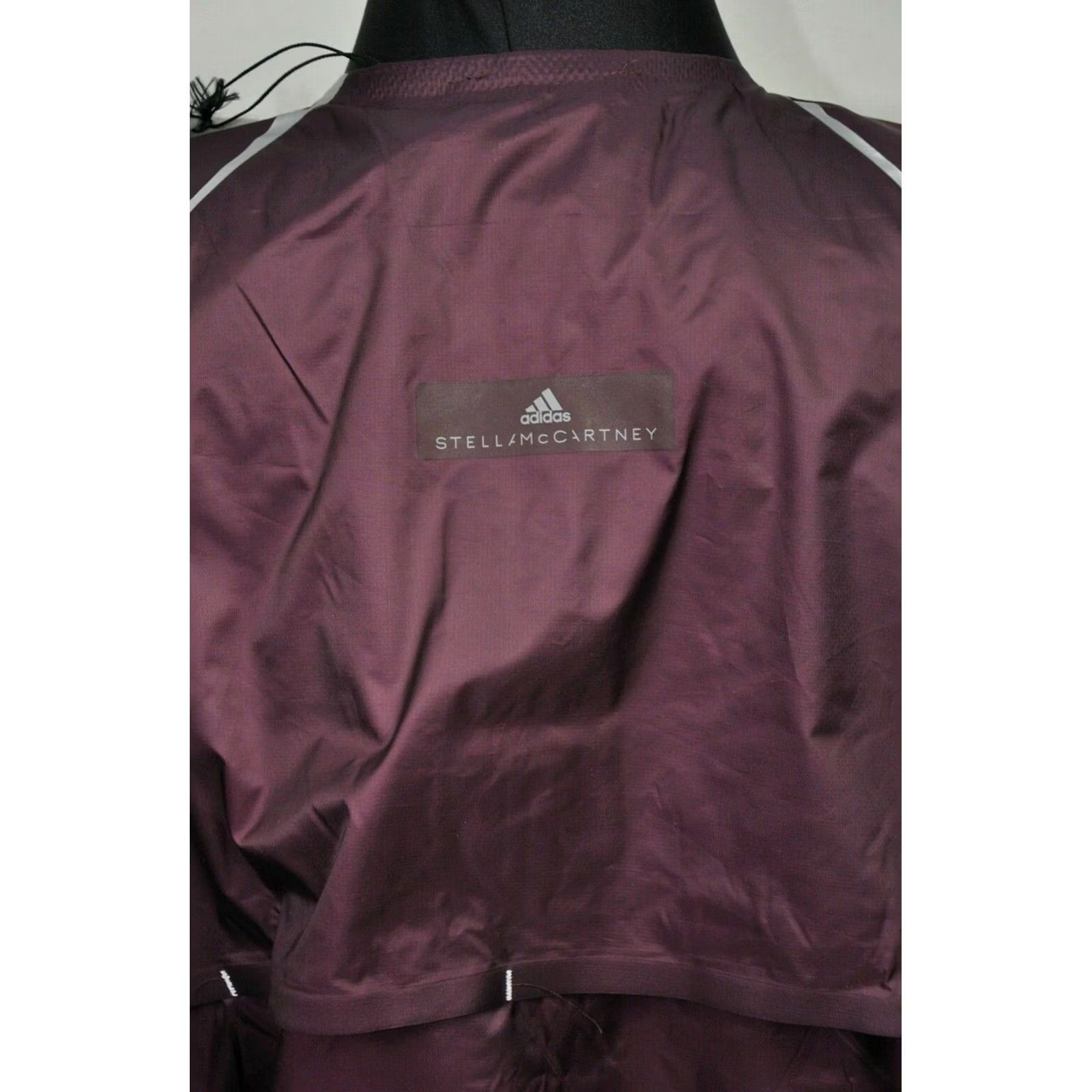 Stella McCartney adidas by Stella McCartney Run Light Jacket Women's M Windbreaker Jacket Purple Logo Activewear 100% Polyester Zip Womens Size M / US 6-8 / IT 42-44 - 5 Thumbnail