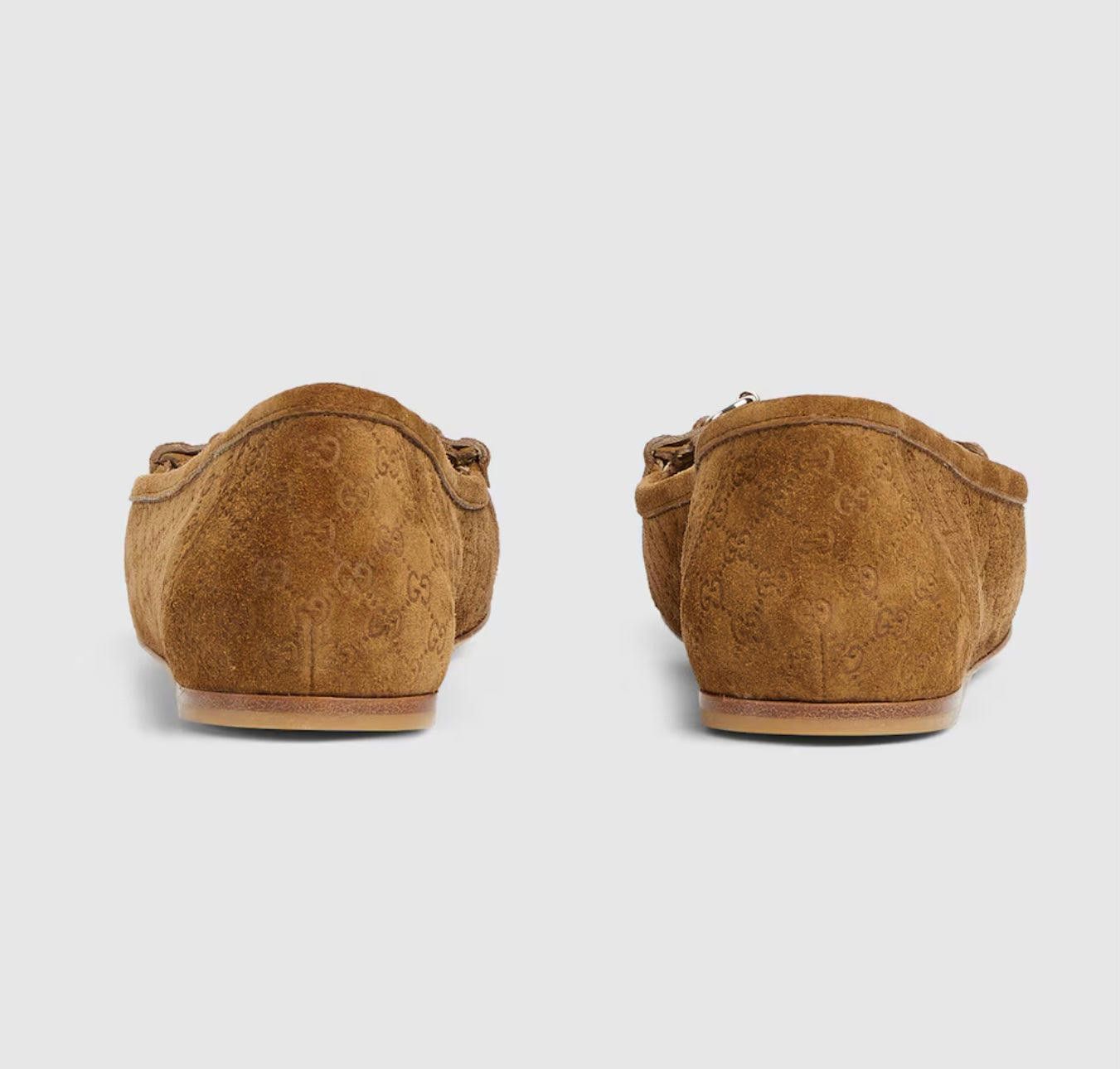 Gucci GUCCI WOMEN'S BALLET FLAT WITH HORSEBIT SIZE 37 Size ONE SIZE - 3 Thumbnail