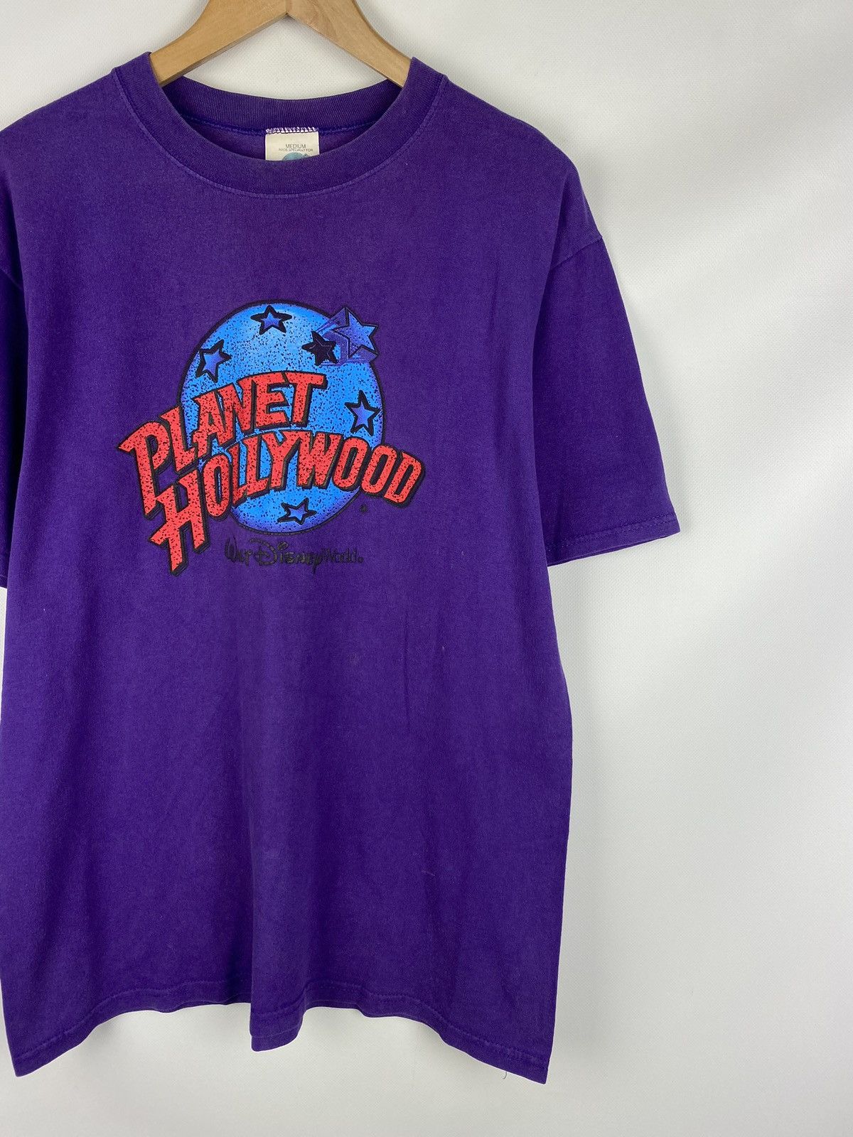 Disney × Planet Hollywood × Vintage Planet Hollywood vintage Walt Disney Men’s T Shirt Size M Size US M / EU 48-50 / 2 - 3 Thumbnail