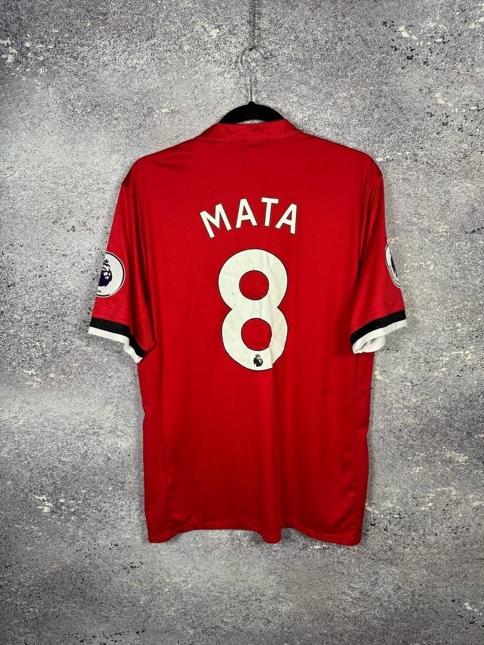 Vintage MATA Manchester United 2017/18 Fan Soccer Jersey Medium Size US M / EU 48-50 / 2 - 1 Thumbnail