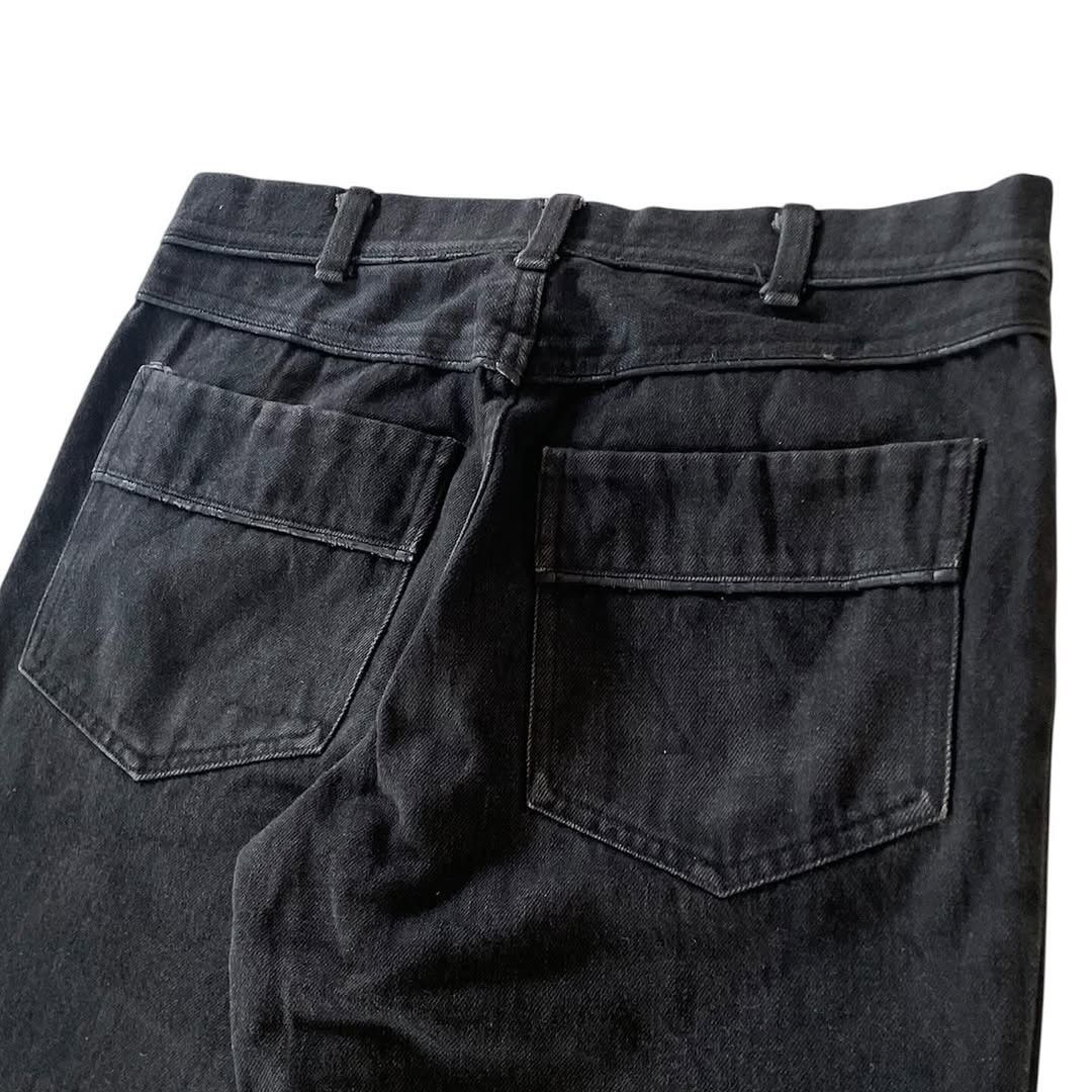 Number (N)ine FINAL DROP‼️Number (Nine) Black Washed Denim Pants Size US 32 / EU 48 - 7 Thumbnail