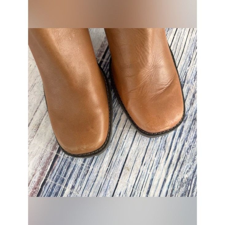 Harley Davidson Vintage Harley Davidson Tan Leather Heeled Boots Size US 8.5 / IT 38.5 - 4 Thumbnail