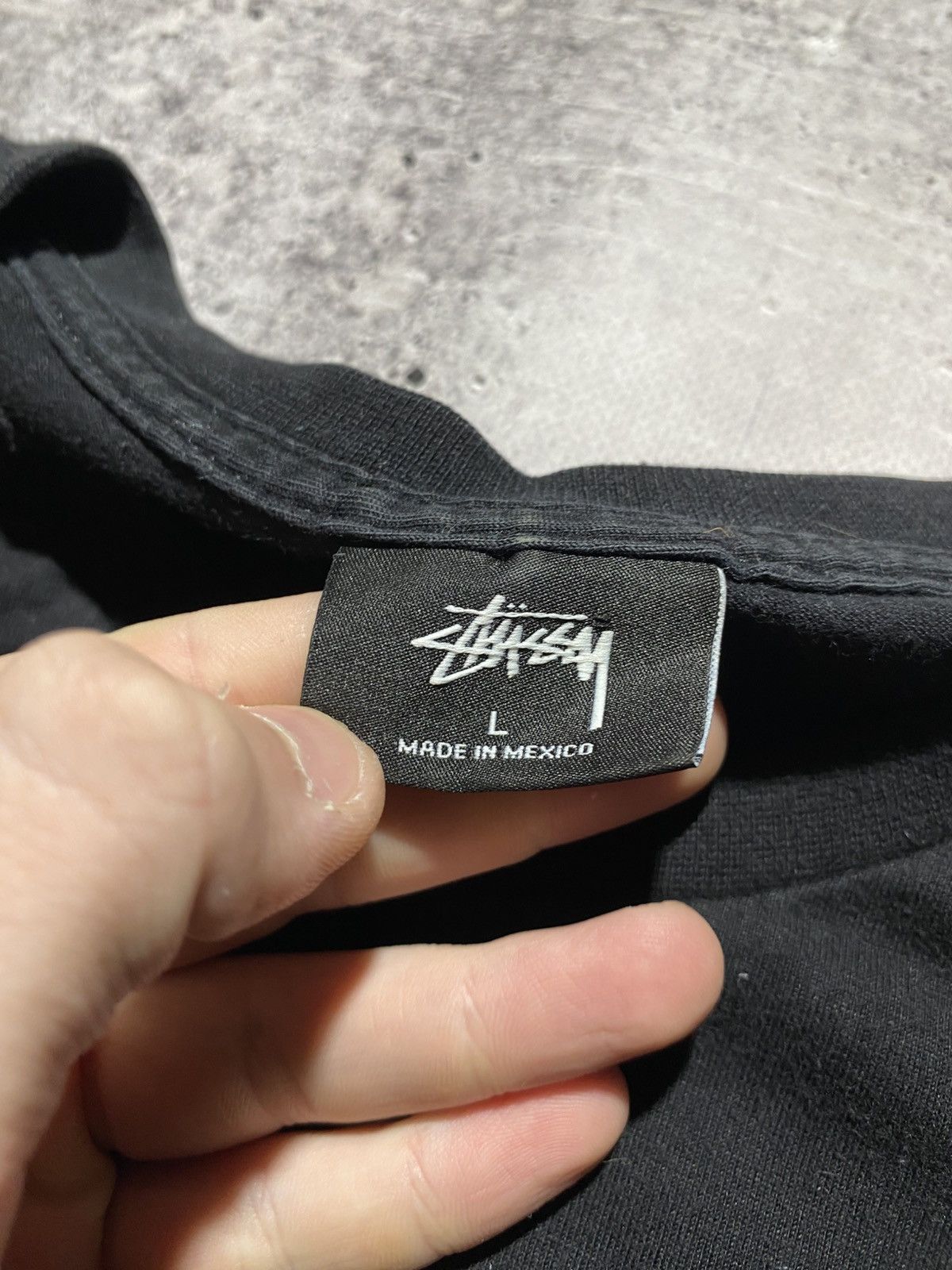 Stussy Stussy rare box logo t shirt Size US L / EU 52-54 / 3 - 4 Thumbnail
