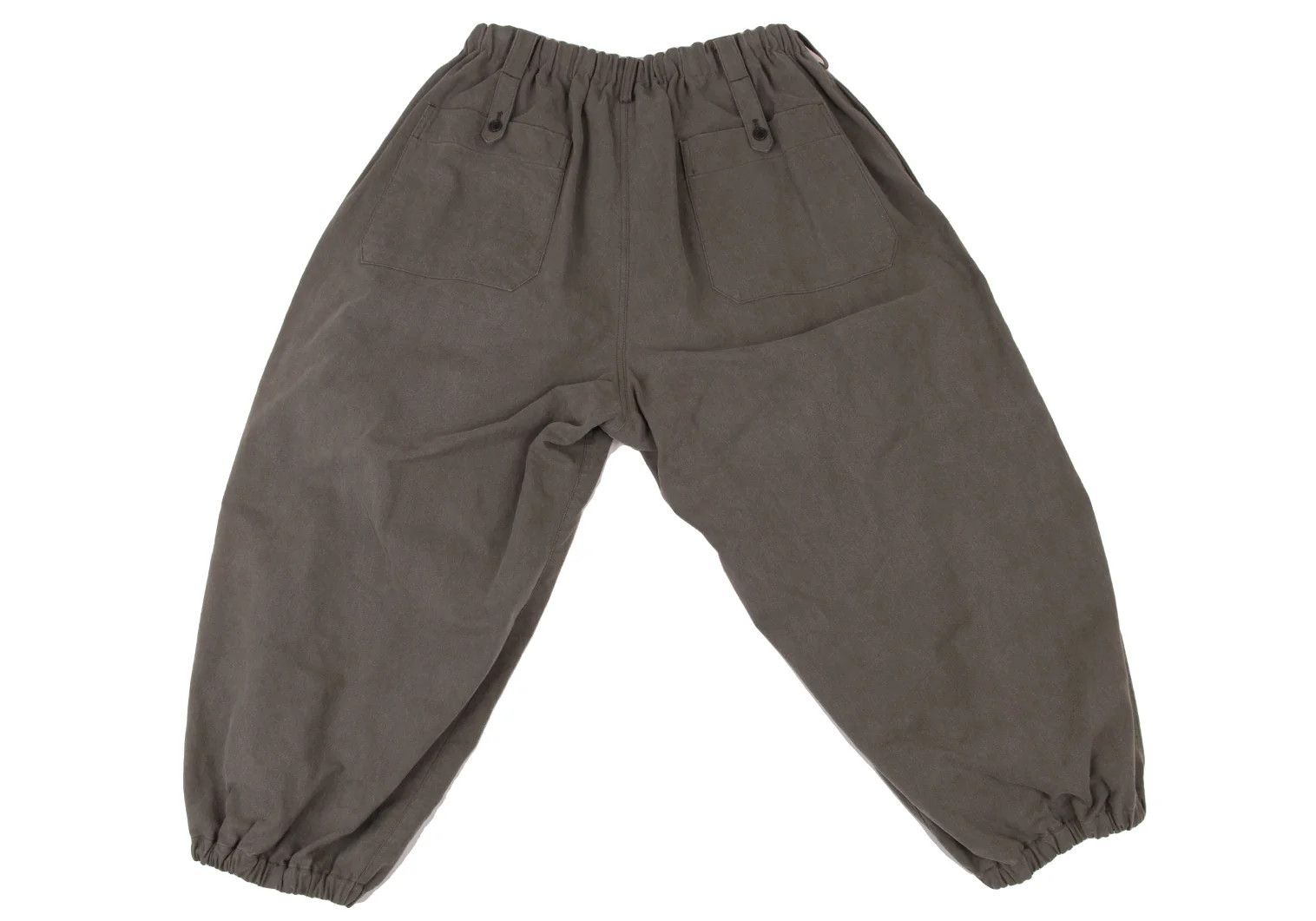 Yohji Yamamoto Yohji Yamamoto Cotton Tapered Pants Mocha 3 Size US 34 / EU 50 - 12 Thumbnail