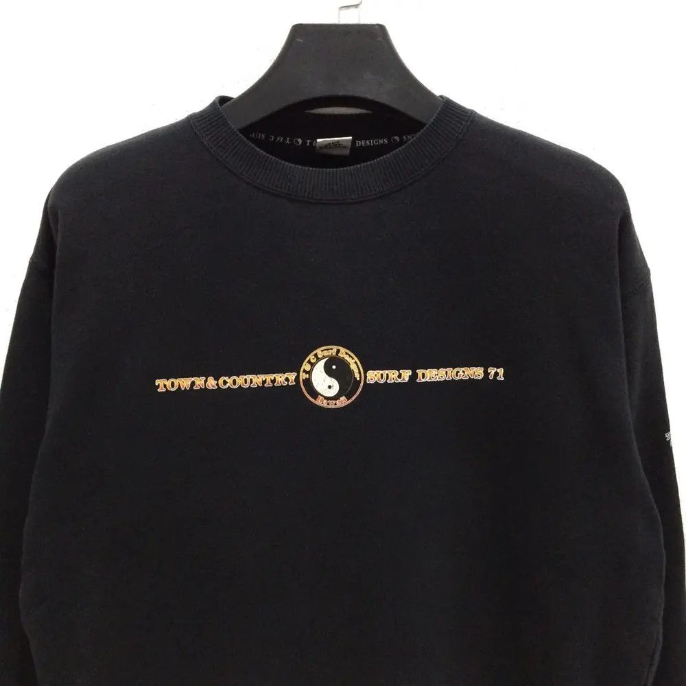 Vintage TOWN COUNTRY Surf Design Sweatshirt Size US M / EU 48-50 / 2 - 4 Thumbnail