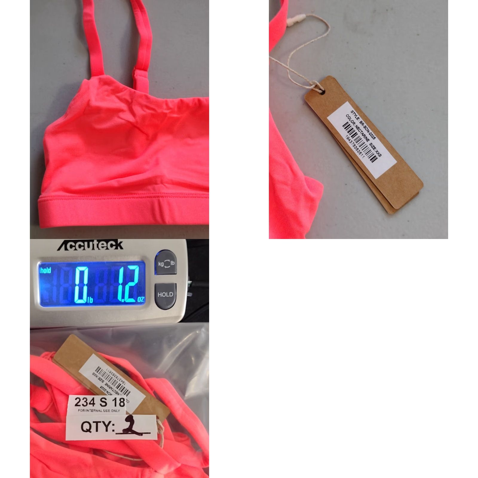 SKIMS SKIMS Bralette Shirt Women XS Nectarine Fits Everybody Scoop Neck Bralette Bra XXS 2XS Size ONE SIZE - 8 Thumbnail