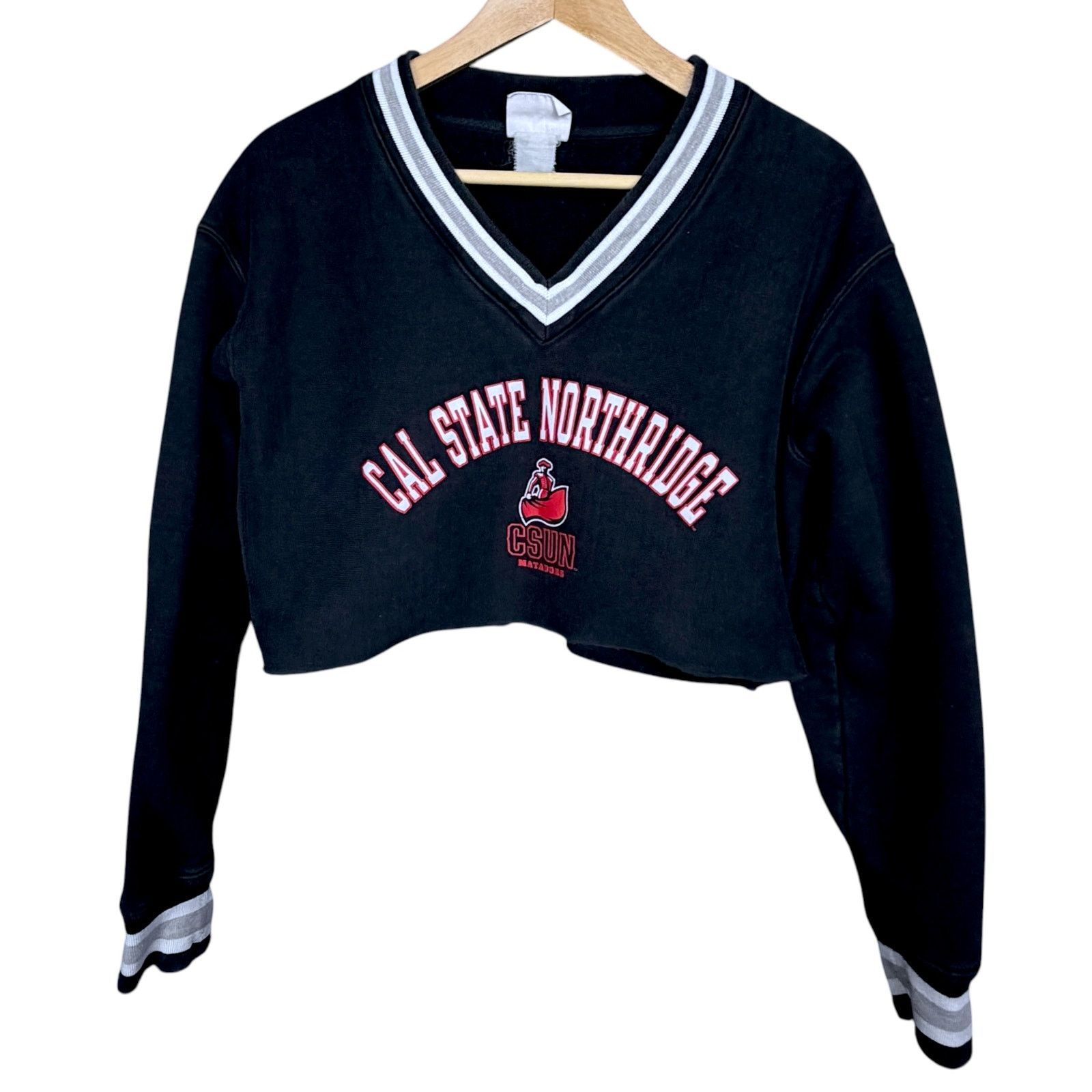 Champion Vintage Y2K Cal State Northridge Matadors Cropped Sweatshirt Size S / US 4 / IT 40 - 6 Thumbnail