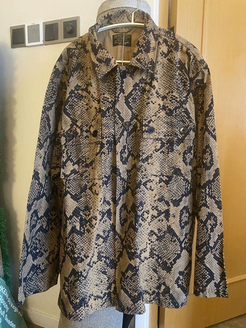 Wacko Maria Wacko Maria Camel snake print jacket shirt size L Size US L / EU 52-54 / 3 - 1 Thumbnail