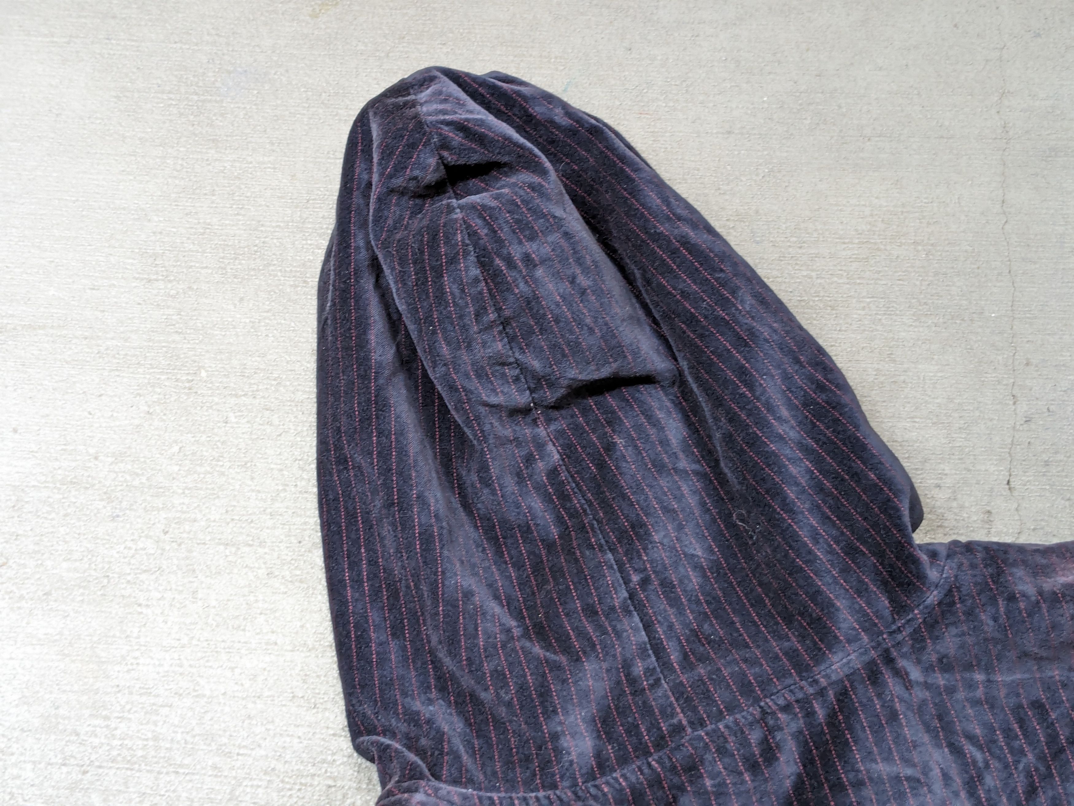 Artful Dodger Artful Dodger Hoodie Velvet 4XL Navy Blue Pink Striped Y2K Size US XXL / EU 58 / 5 - 4 Thumbnail
