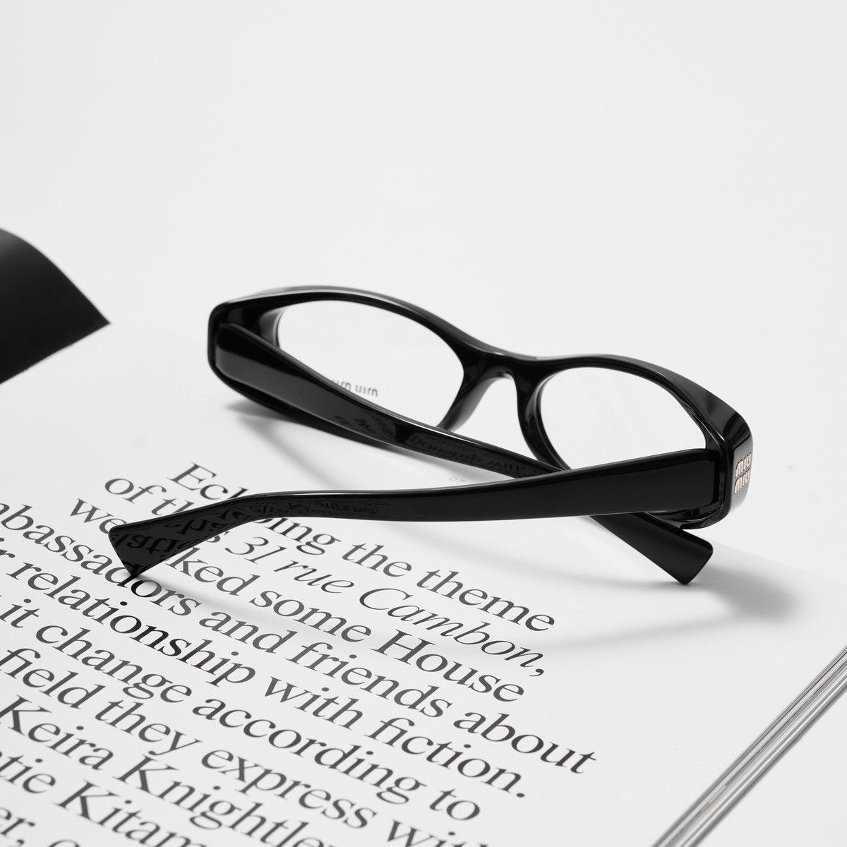 Miu Miu MIU MIU 0MU 03ZV 16K1O1 GLASSES Size ONE SIZE - 7 Thumbnail