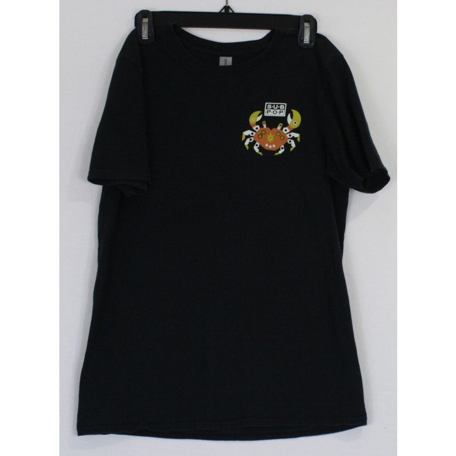 Gildan Sub Pop Records Aztec Crab Print Double Sided T-Shirt Small Size US S / EU 44-46 / 1 - 2 Thumbnail