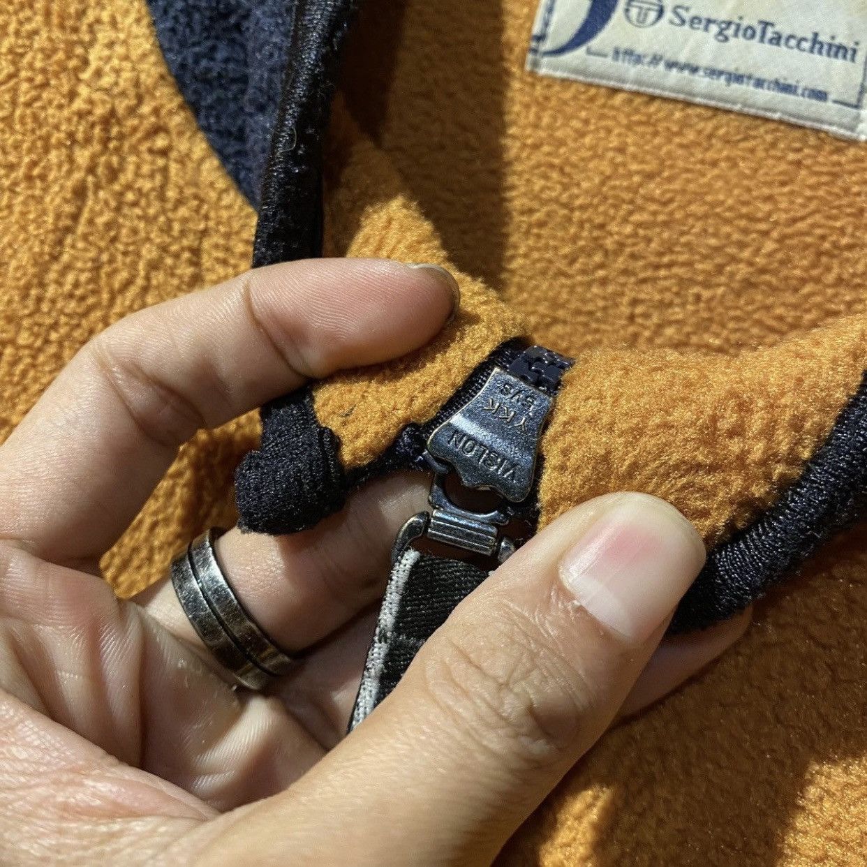 Sergio Tacchini × Vintage Vintage Sergio Tacchini Polar Fleece Jackets Malden Mills Size US XL / EU 56 / 4 - 7 Thumbnail