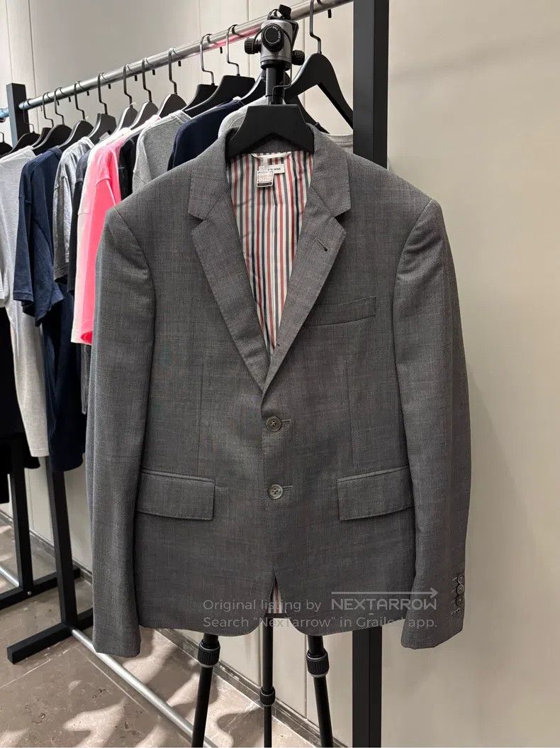 Thom Browne Thom Browne Grey Jacket Size US S / EU 44-46 / 1 - 1 Thumbnail
