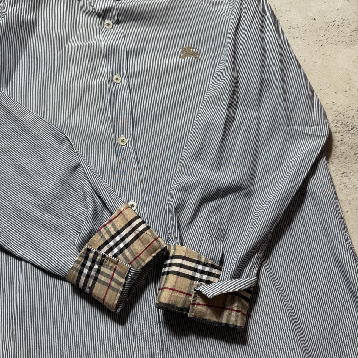 Burberry vintage burberry Signature plaid shirt with large logo. Size US M / EU 48-50 / 2 - 5 Thumbnail
