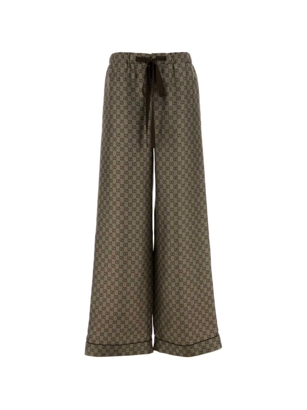 Gucci GG SILK TROUSERS Size 27" / US 4 / IT 40 - 1 Thumbnail