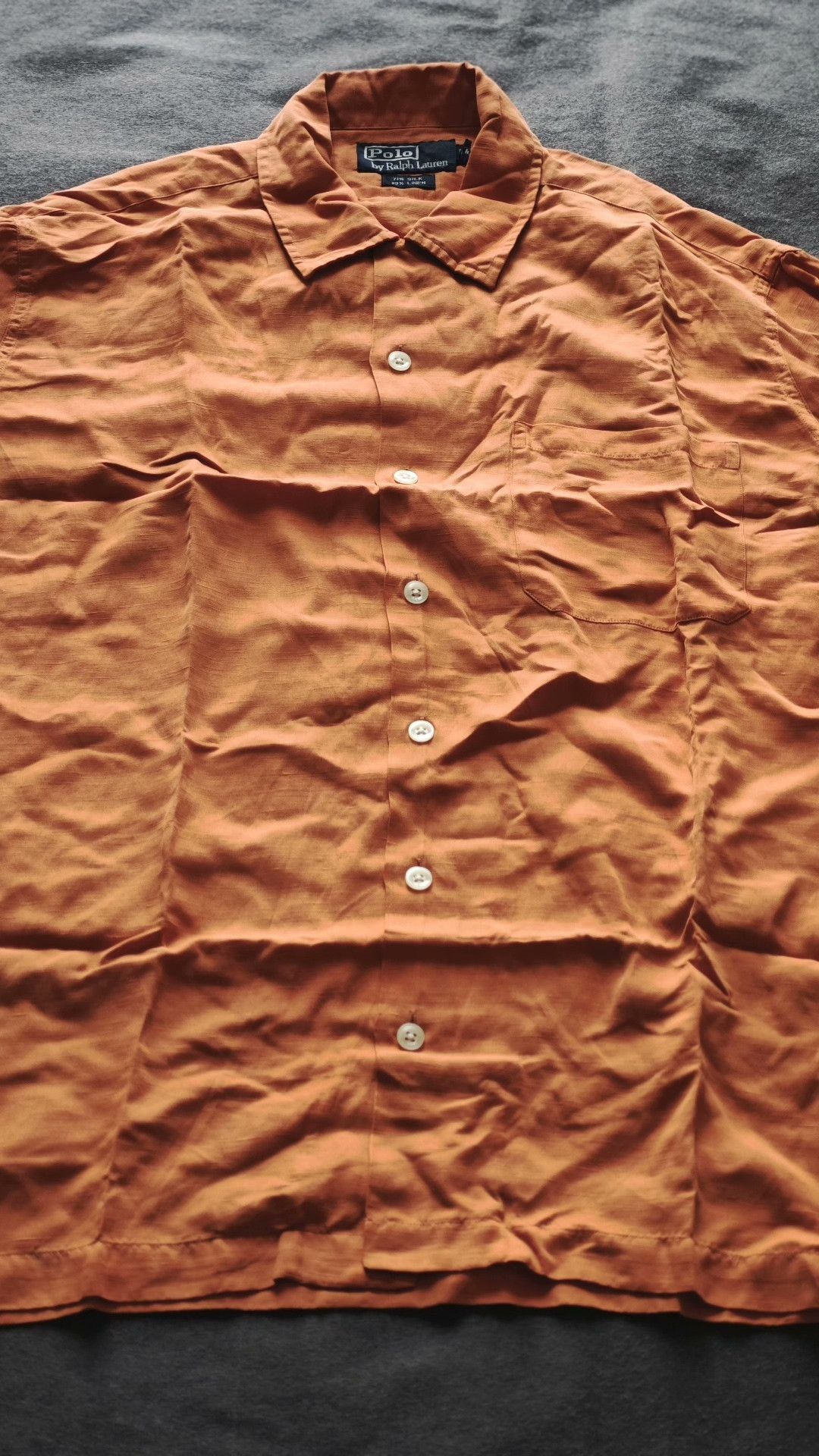 Polo Ralph Lauren Ralph Lauren Polo Silk Linen Cuban Collar Shirt Size US M / EU 48-50 / 2 - 1 Thumbnail