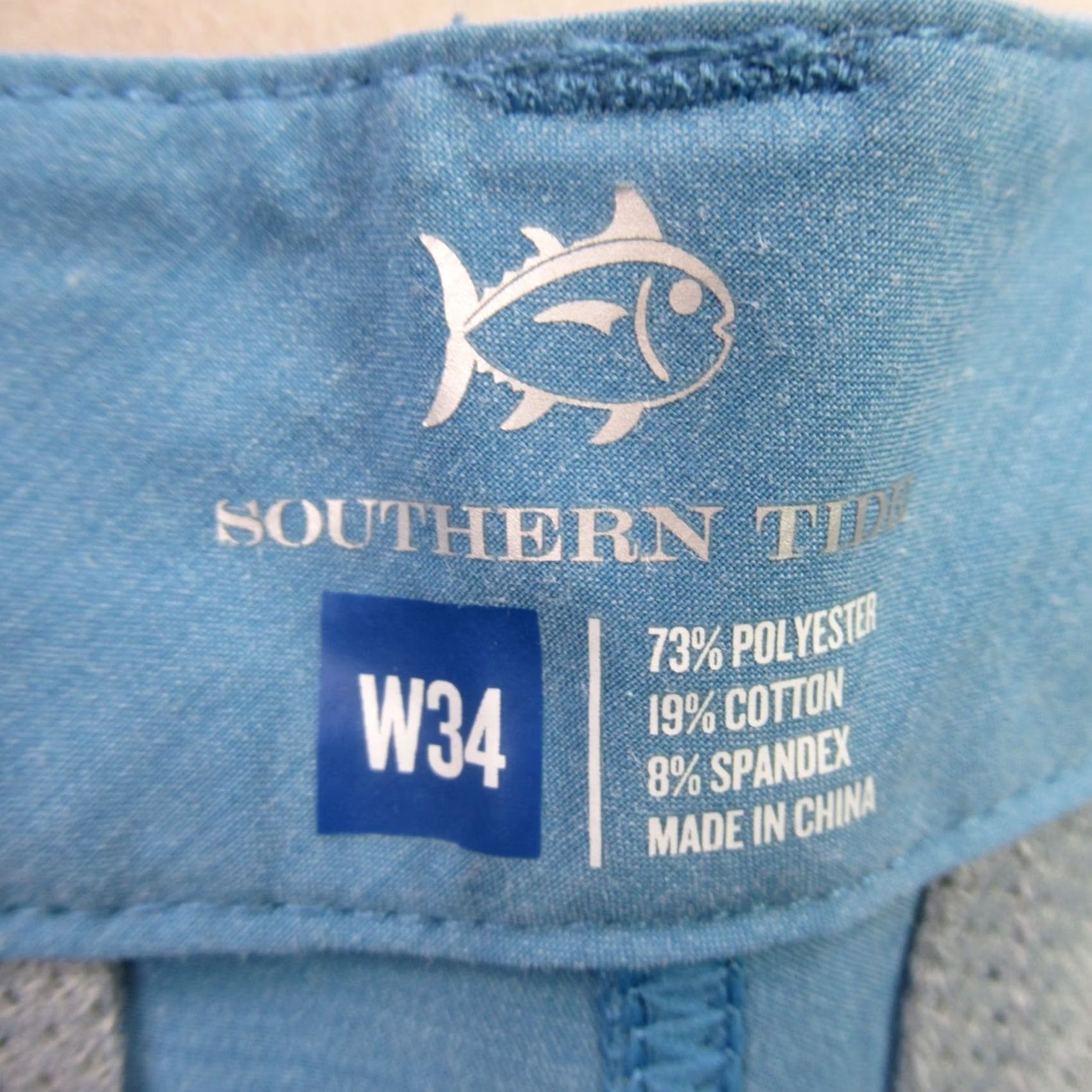 Southern Tide Southern Tide Shorts Men Size 34 Chino Regular 8" Inseam Blue Size US 34 / EU 50 - 3 Thumbnail