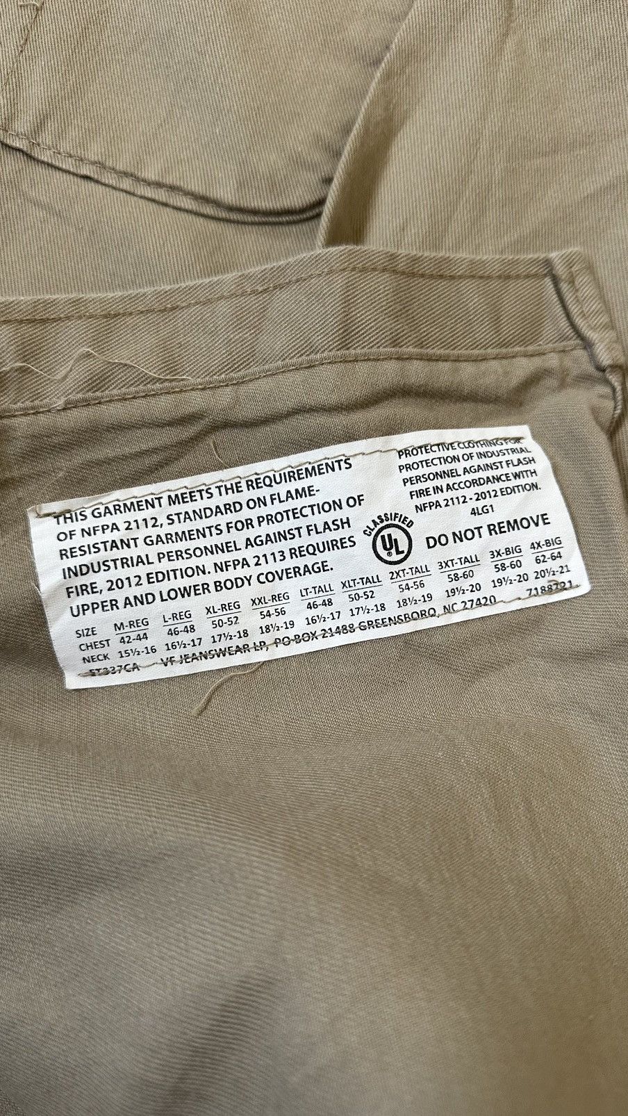 Wrangler WRANGLER FR RIGGS WORKWEAR TOP Size US XXL / EU 58 / 5 - 9 Thumbnail