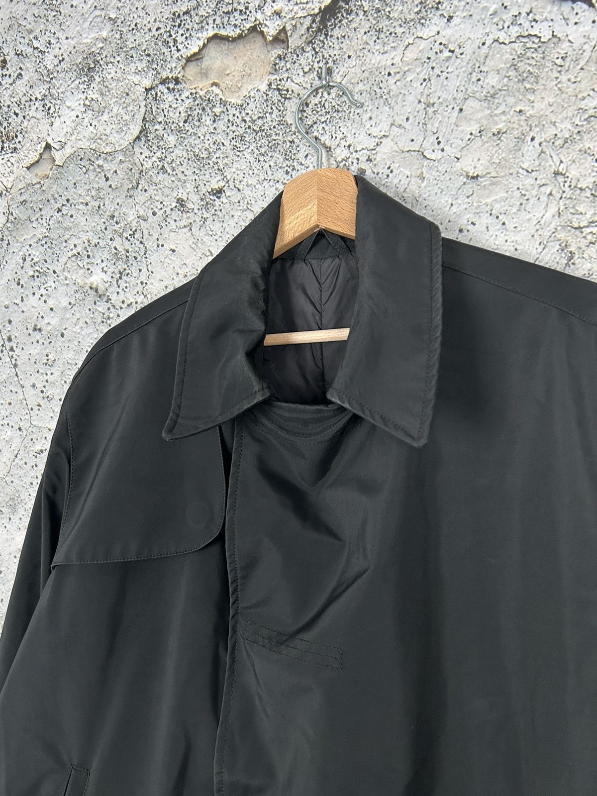 Z Zegna Z Zegna Avant Garde Black Coat Jacket Archive Designer Rare Size US XL / EU 56 / 4 - 3 Thumbnail