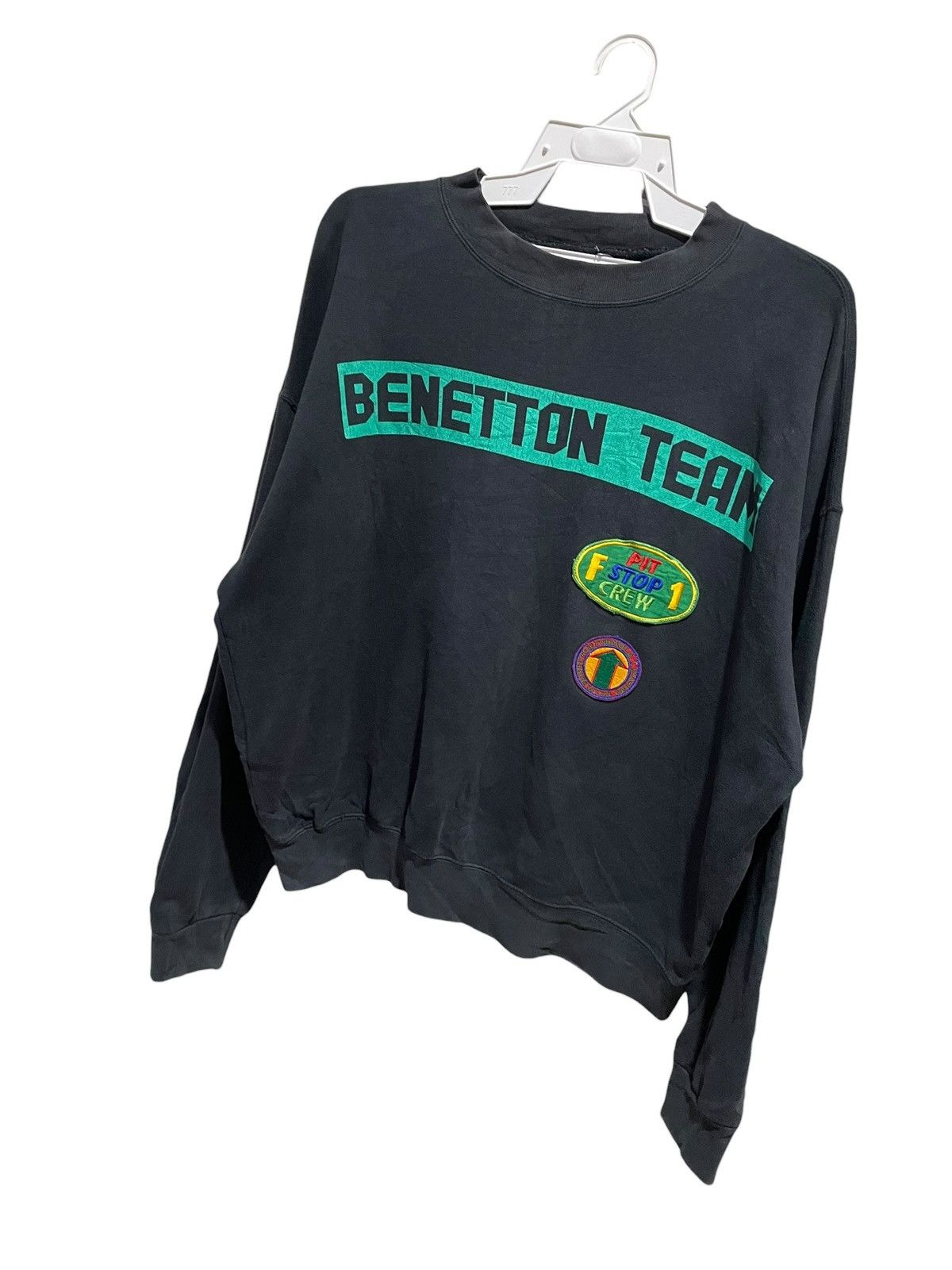 Benetton VTG Early 90s Benetton F1 Racing Solarized Jumper Sweater Size US L / EU 52-54 / 3 - 2 Thumbnail