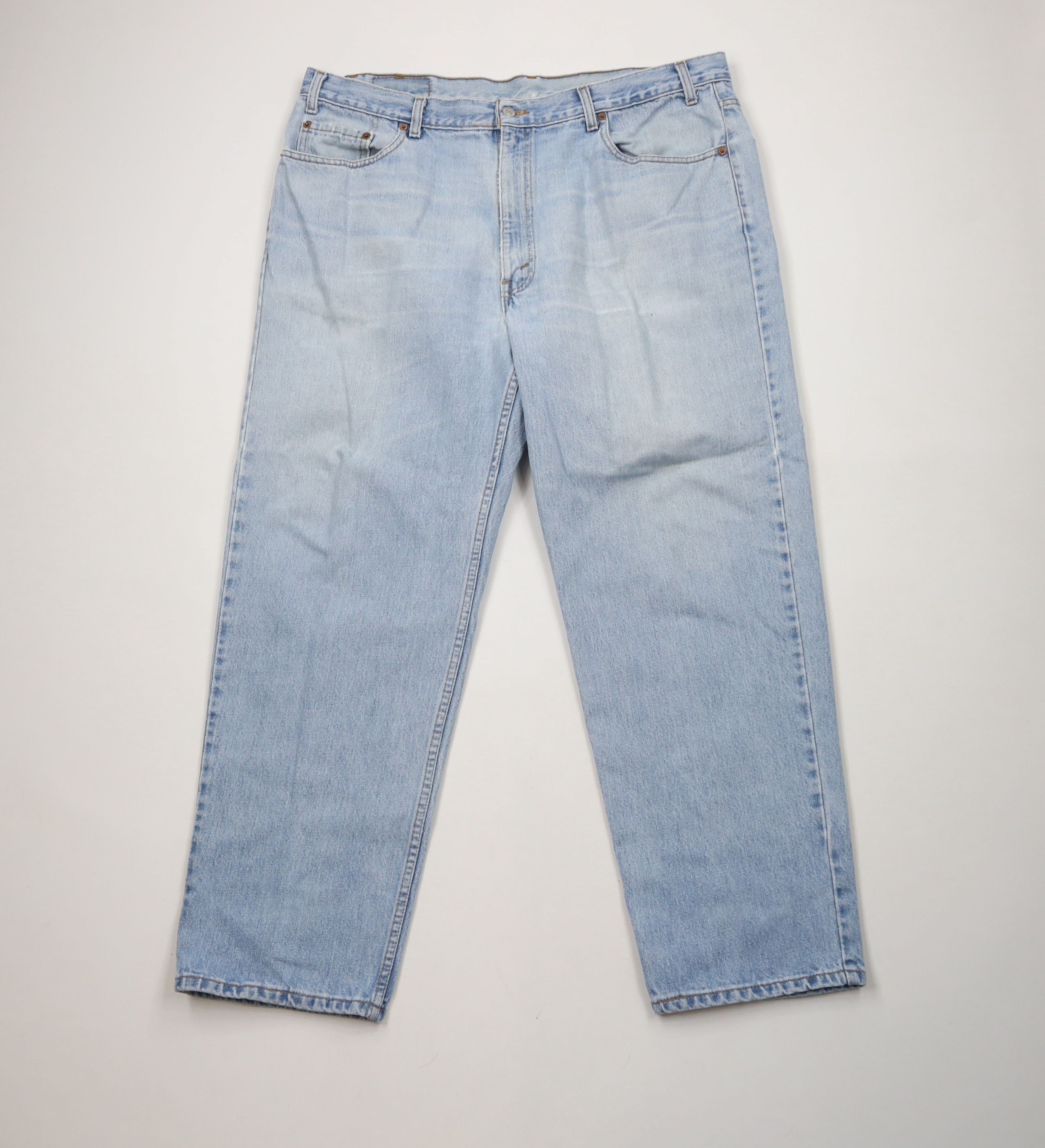 Levi's × Vintage Vintage 90s Levis 550 Relaxed Fit Denim Jeans Blue Cotton Size US 42 / EU 58 - 1 Thumbnail
