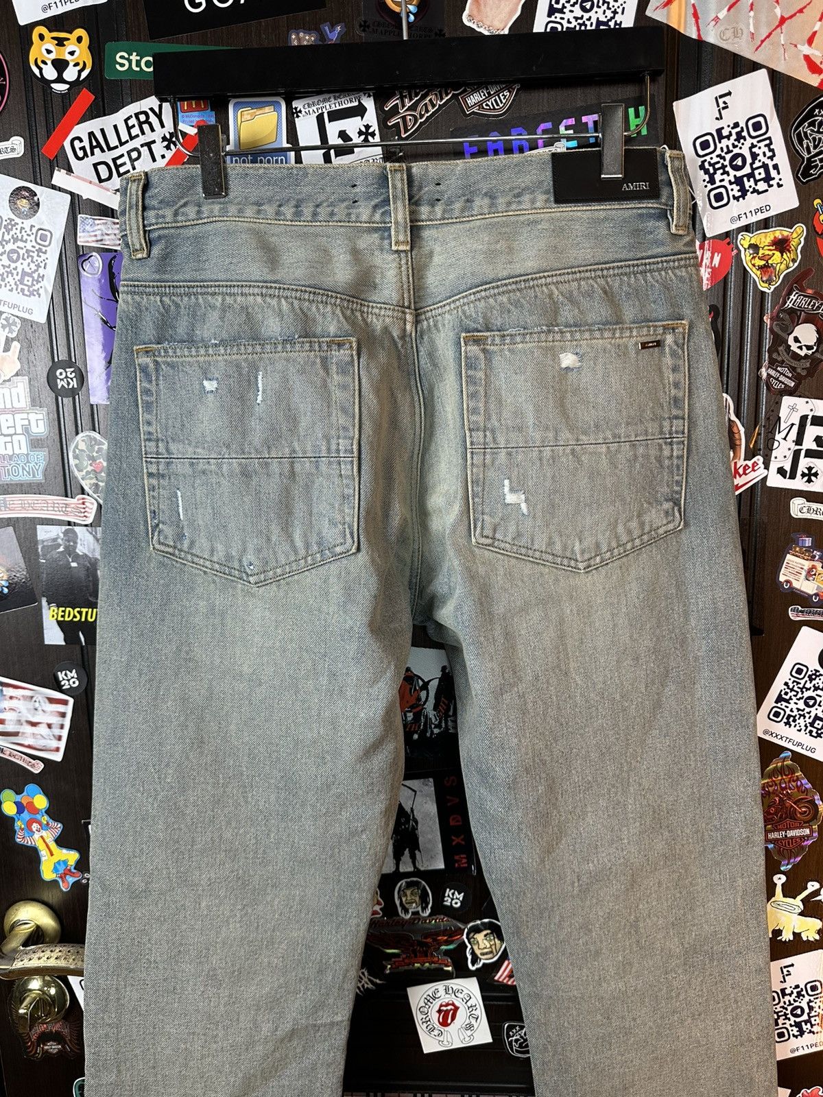 Amiri Amiri MX1 Straight Jeans Size US 31 - 4 Thumbnail