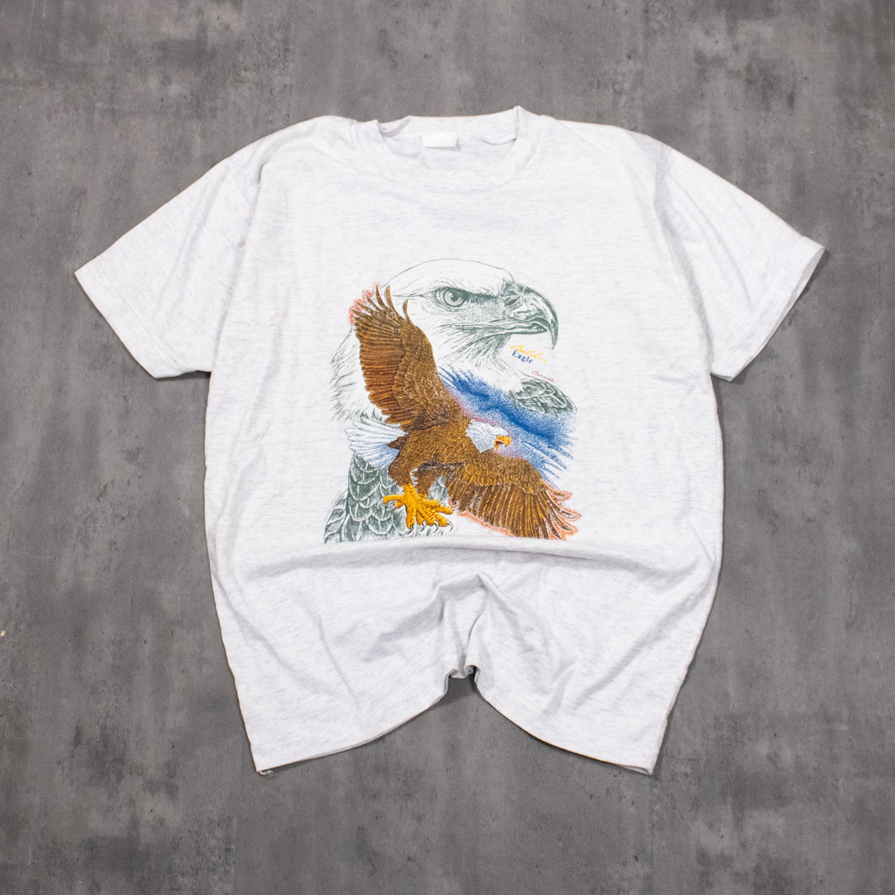 Other Vintgae 90's Animal Eagle Harley Davidson Grey T-Shirt Size US M / EU 48-50 / 2 - 3 Thumbnail