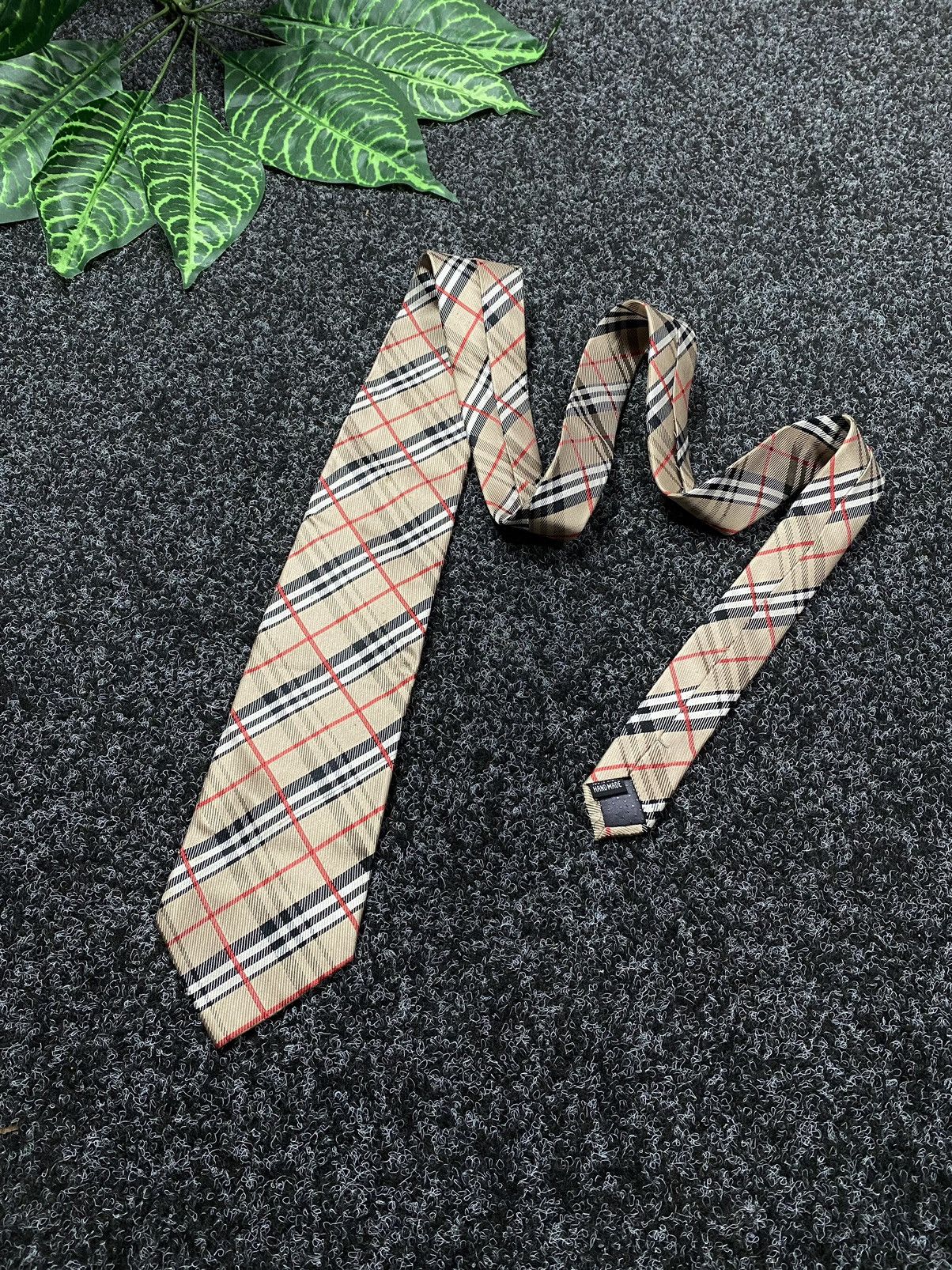 Vintage VINTAGE DER MANN TIE Burburry style Size ONE SIZE - 1 Thumbnail