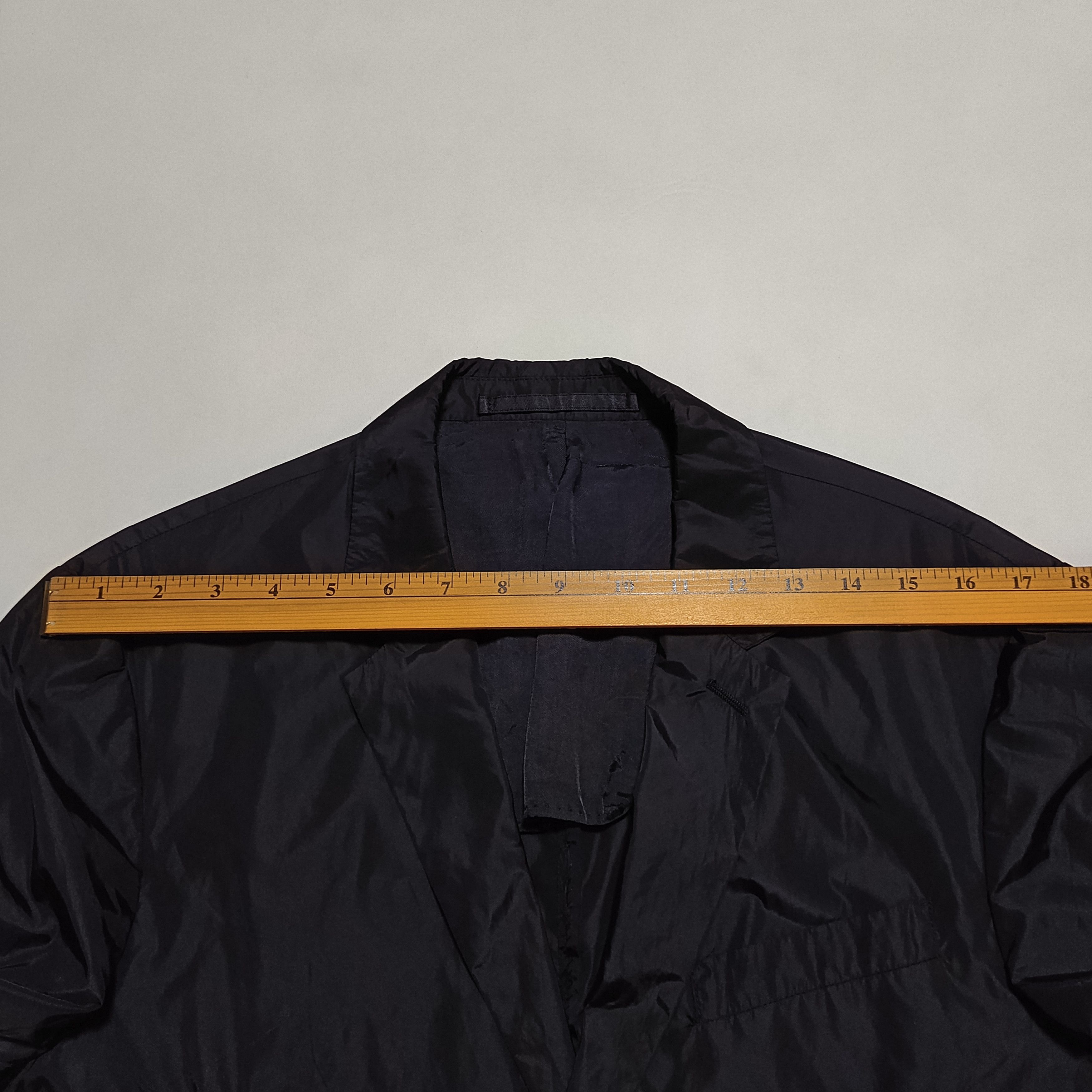 Prada Prada Black Nylon Lightweight Blazer Jacket Size US M / EU 48-50 / 2 - 5 Thumbnail