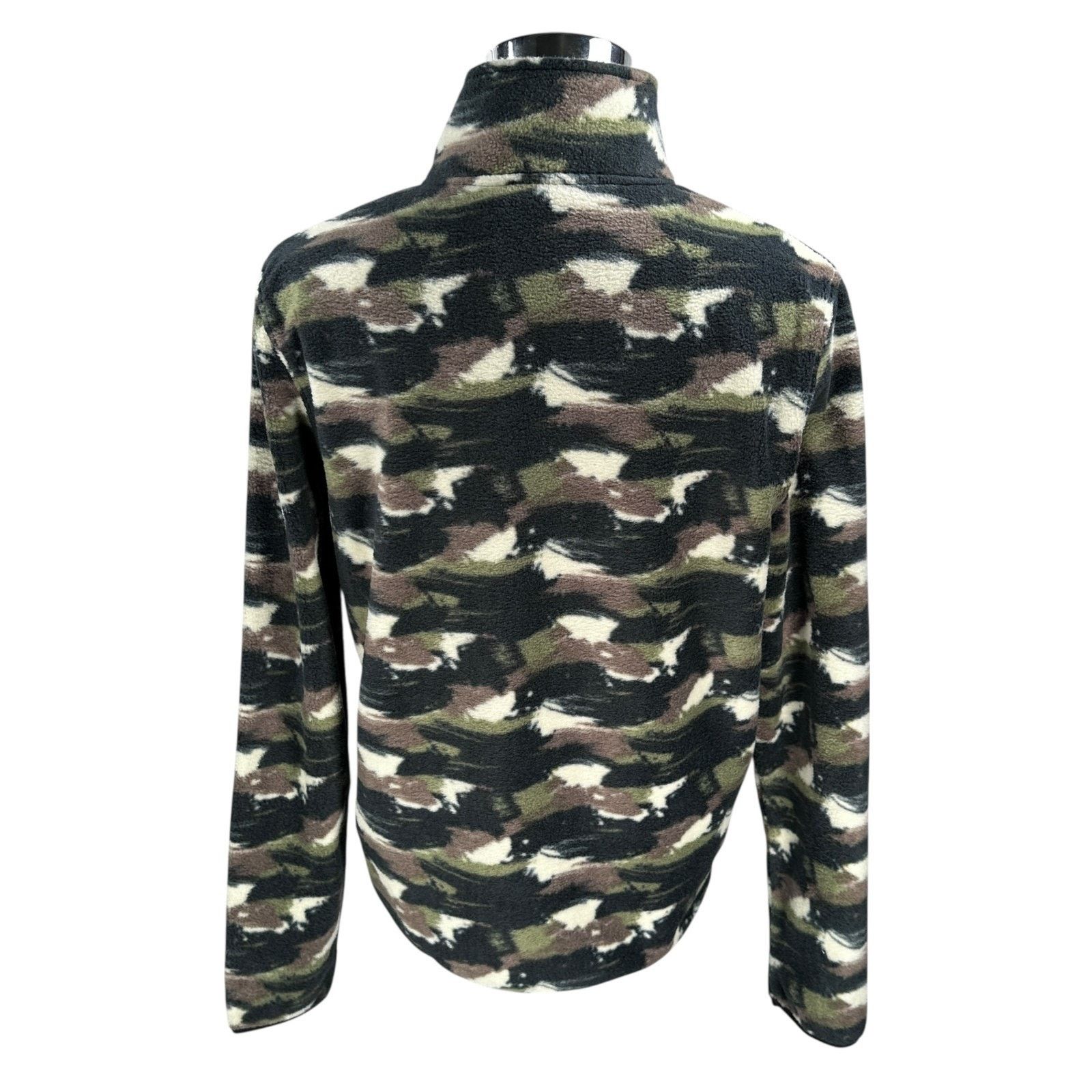 WeSC WESC Fleece Jacket Mens Large Womens XL Mitch Camo Strokes Size US L / EU 52-54 / 3 - 5 Thumbnail