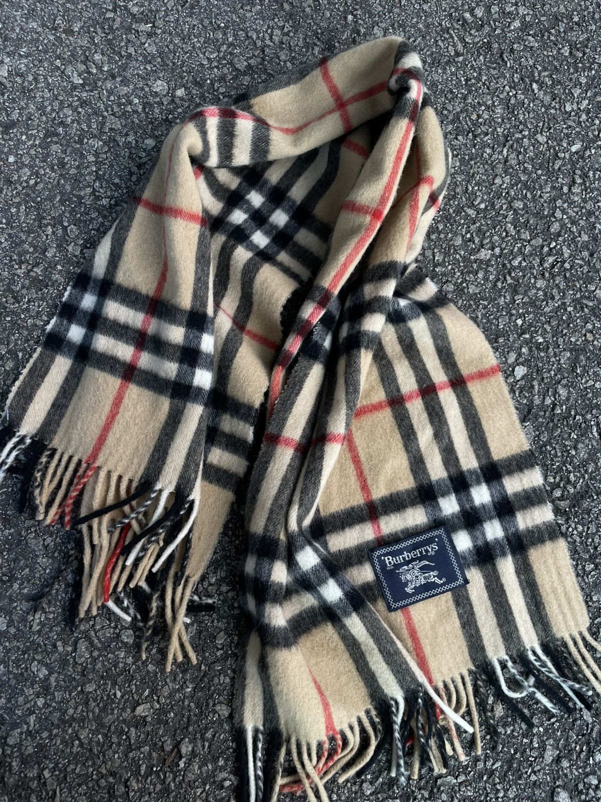 Burberry Vtg Burberrys Scarf/Muffler Size ONE SIZE - 1 Thumbnail