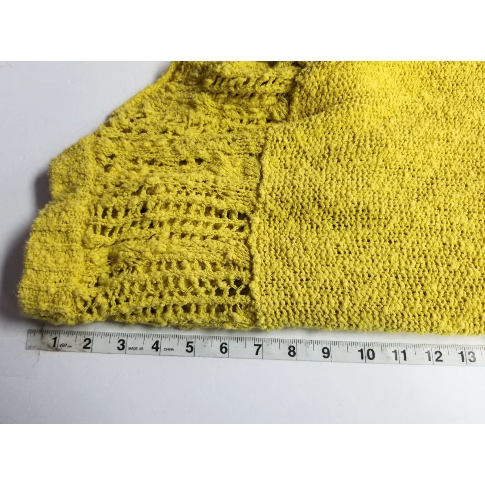 Free People Free People Sweater Open Shoulder Long Sleeve Yellow XS Knitted Pullover Women Open Knit style Open Sleeve|XS|Yellow Size XS / US 0-2 / IT 36-38 - 5 Thumbnail