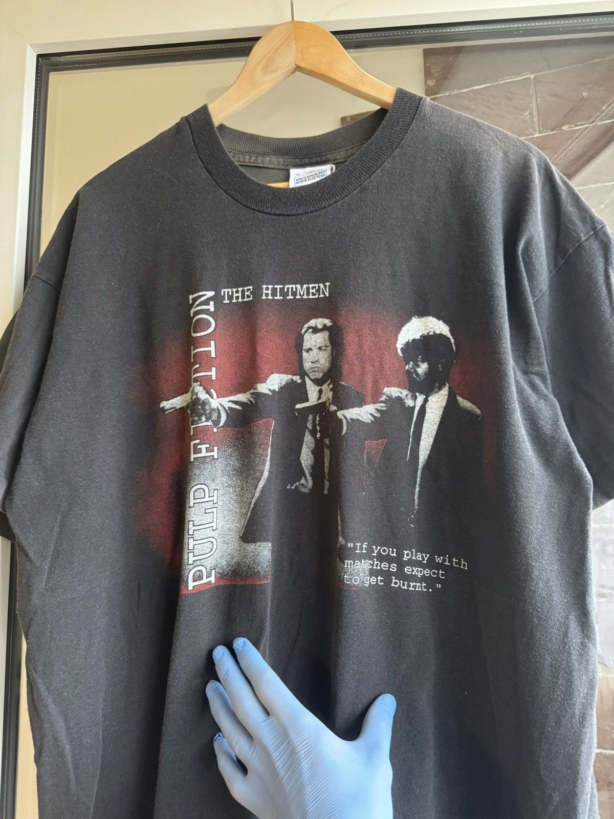 Band Tees Vintage Pulp Fiction movie 1994 screenstar Size US XL / EU 56 / 4 - 9 Thumbnail