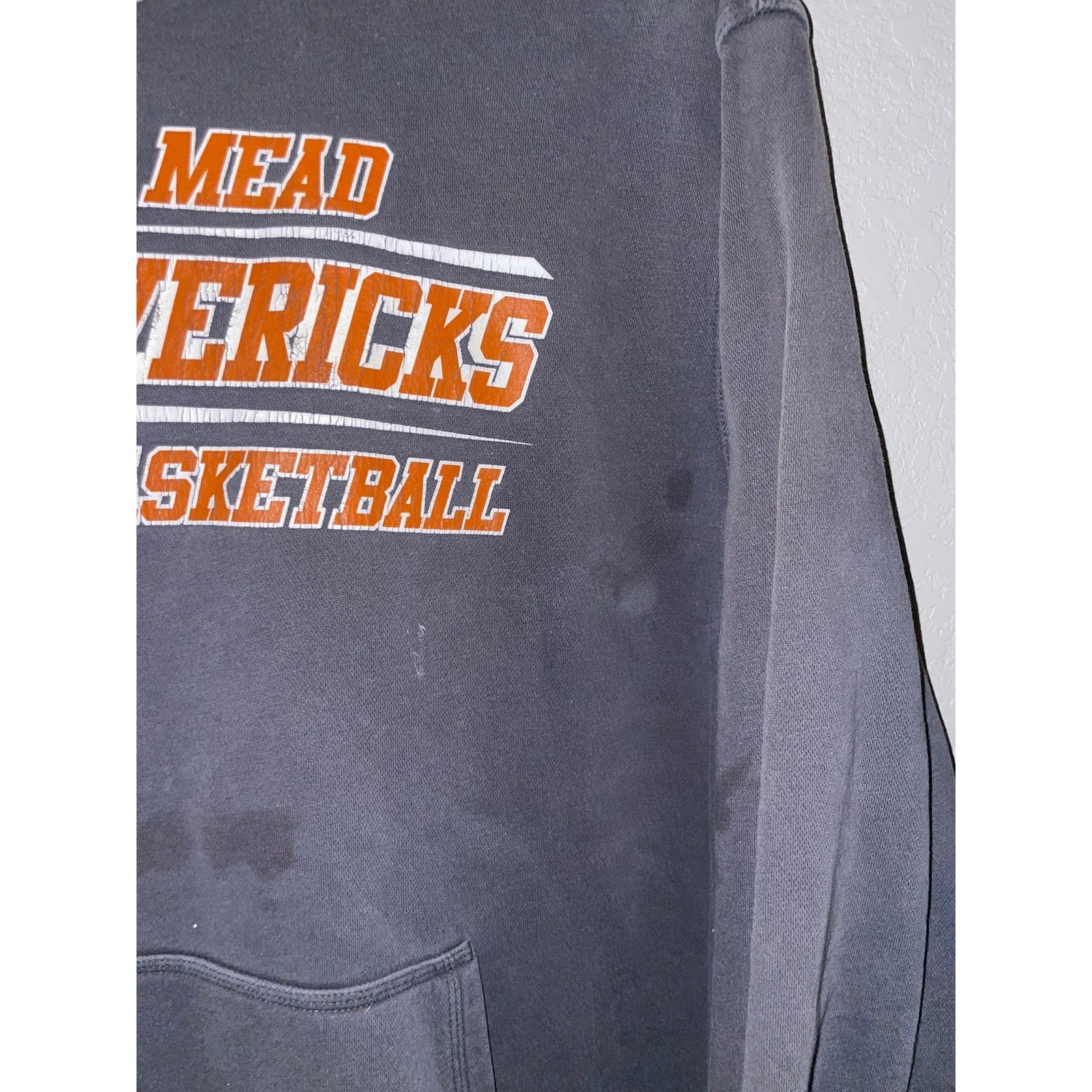 Nike Y2K Nike Center Check Hoodie Mead Mavericks Basketball 2XL Size US XXL / EU 58 / 5 - 6 Thumbnail