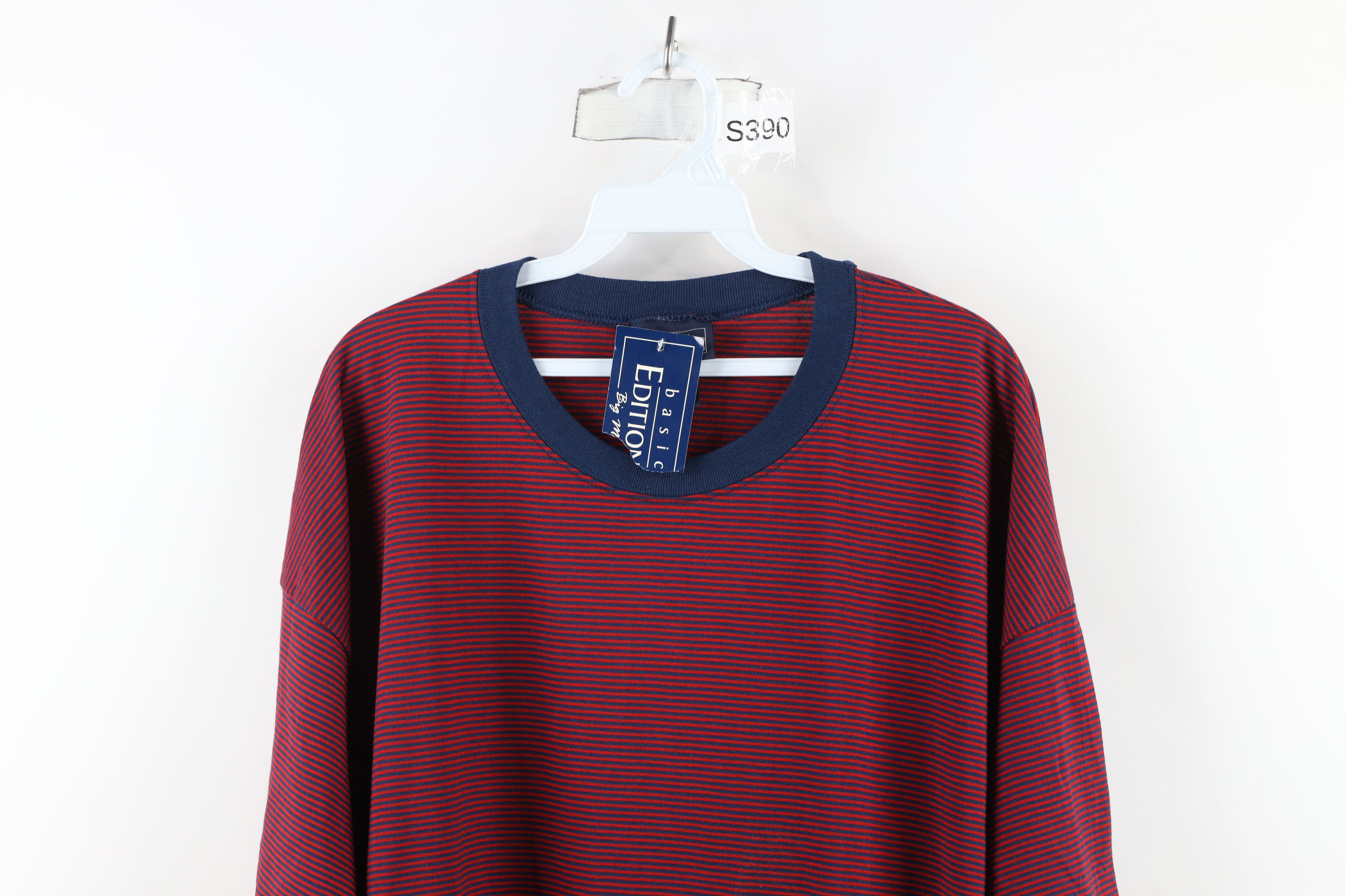 Vintage Deadstock Vintage 90s Streetwear Short Sleeve T-Shirt Red Size US XXL / EU 58 / 5 - 2 Thumbnail