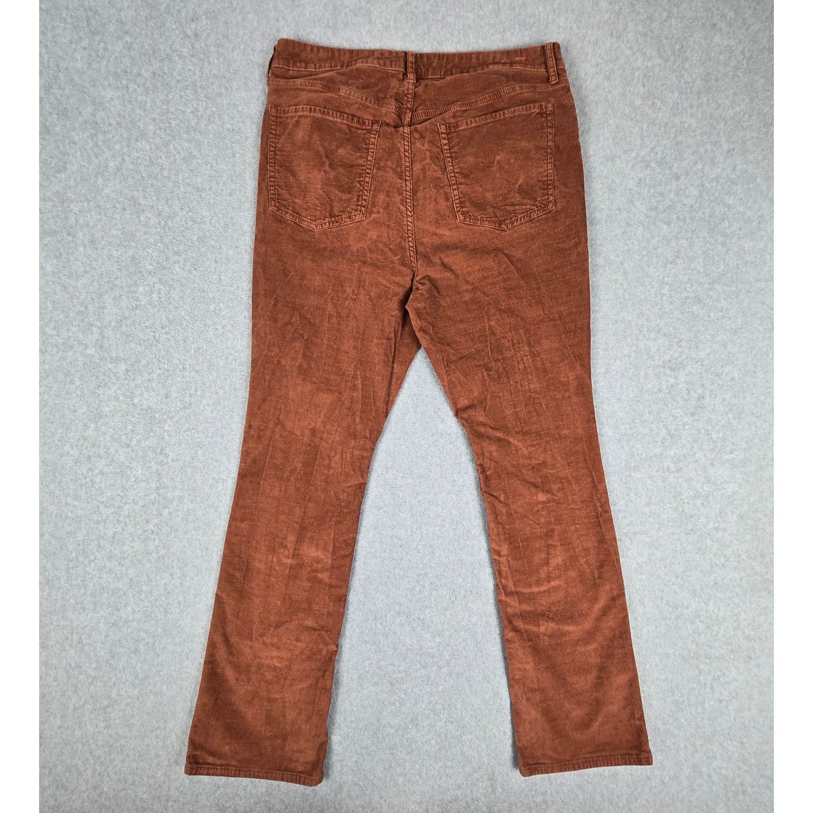 Old Navy Old Navy 14 Kicker Boot-Cut Corduroy Pants Rust Color Size 36" / US 14 / IT 50 - 3 Thumbnail