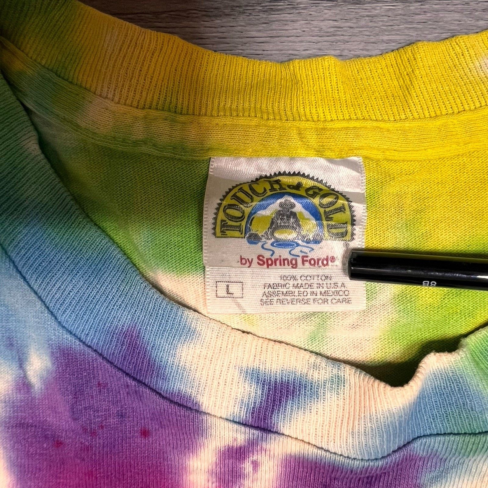 Vintage Y2K Touch of Gold Tie Dye Vintage Tee L Size US L / EU 52-54 / 3 - 2 Thumbnail