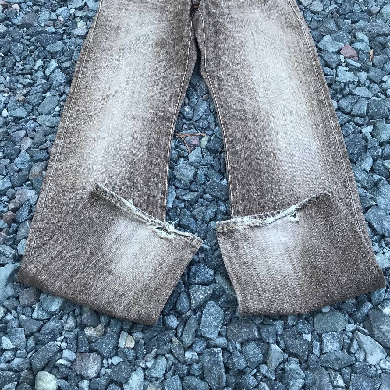 Edwin VINTAGE EDWIN EXCLUSIVE Faded Brown Distressed jean W29x32 Size US 29 - 2 Thumbnail