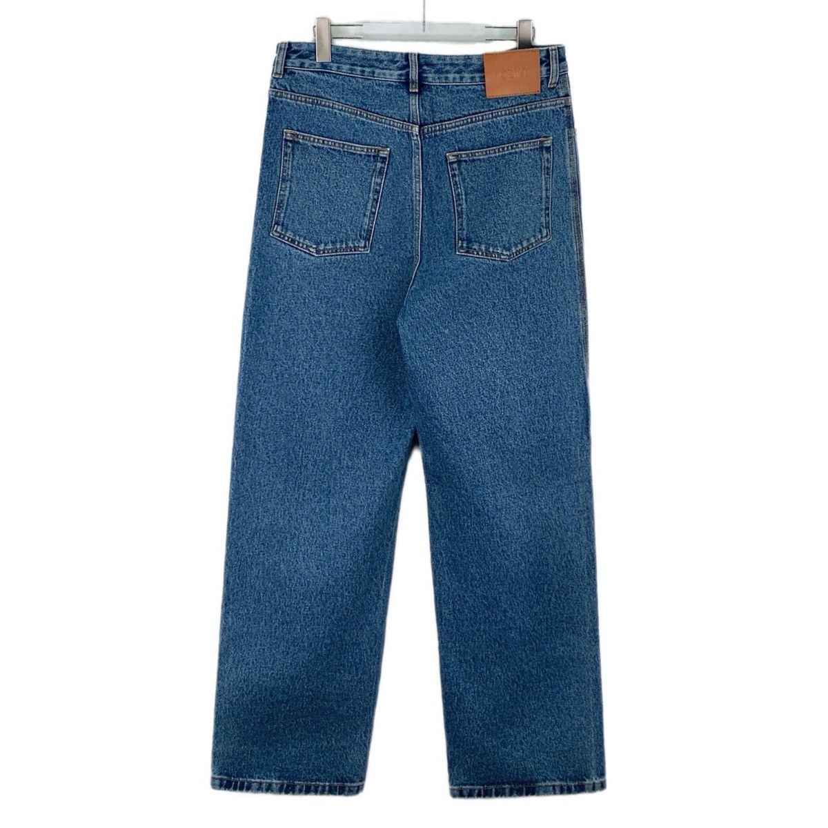 Loewe Loewe Blue Logo Embroidered Cotton Denim Trousers K26WX Size 30" / US 8 / IT 44 - 2 Thumbnail